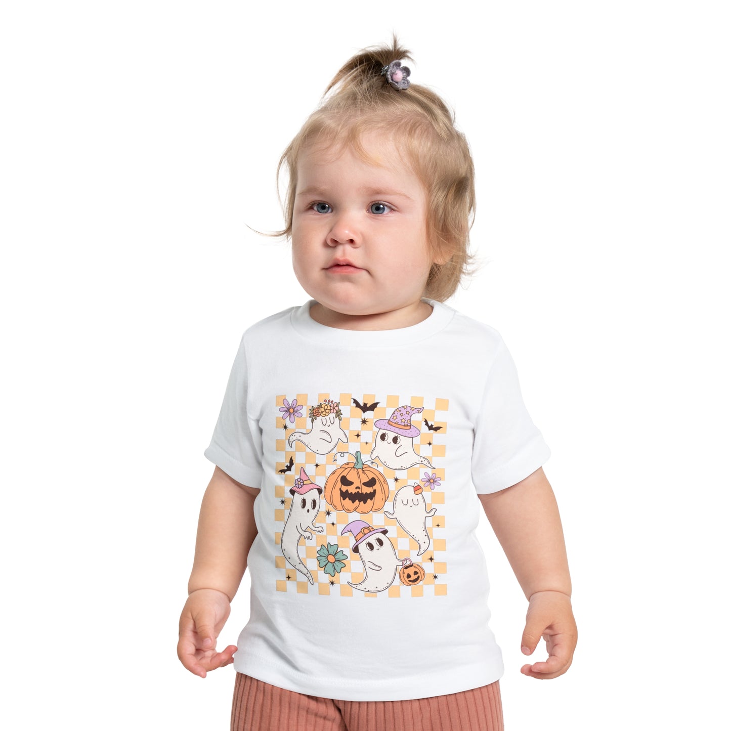 Halloween Ghosts Baby Short Sleeve T-Shirt