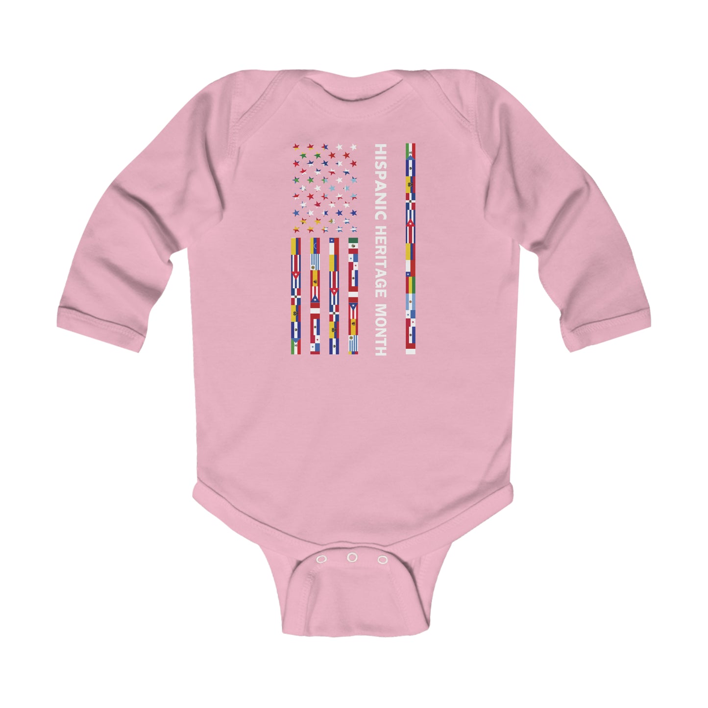 Hispanic Heritage Month Infant Long Sleeve Bodysuit