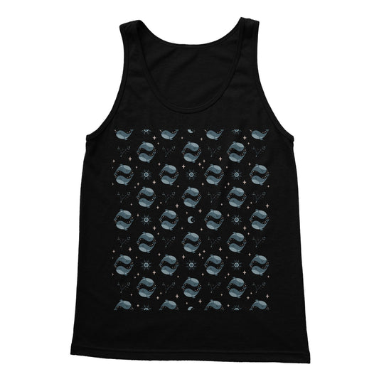 Pisces Pattern Softstyle Tank Top