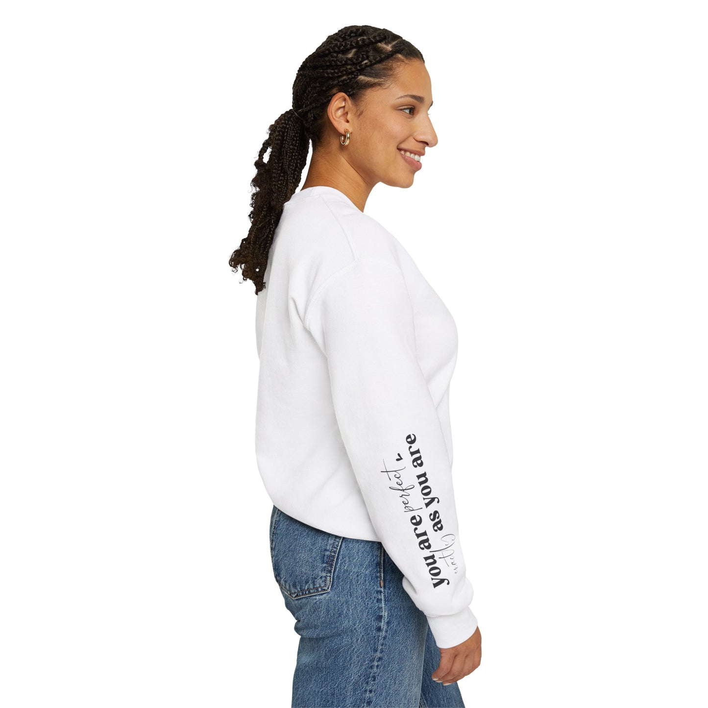 Perfectly Imperfect, You Are Perfect Exactly As You Are , Unisex Heavy Blend™ Crewneck Sweatshirt