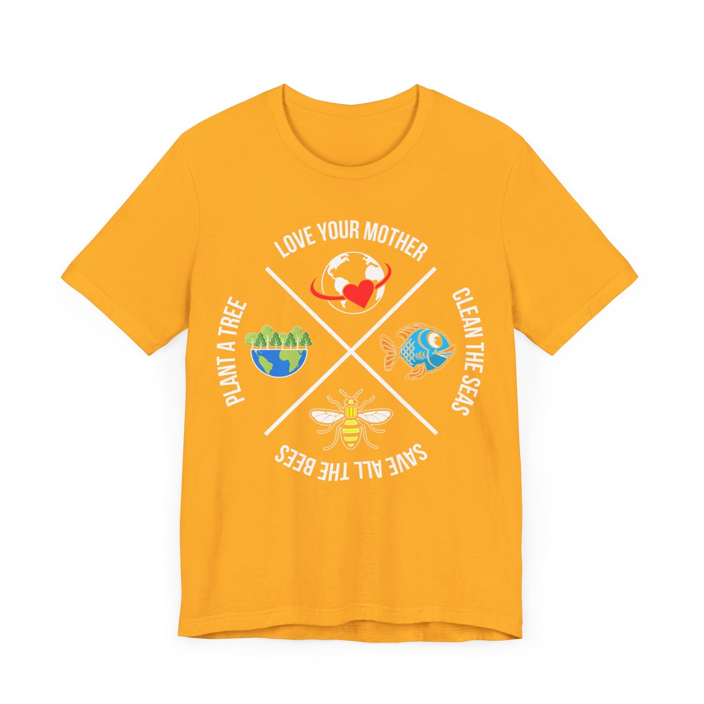 Plant A Tree Shirt, Clean The Seas Tee, Save The Bees Shirt, Love Your Mother T-Shirt, Earth Day Shirt, Earth Day Gift, Save The Planet Tee, Unisex Tee