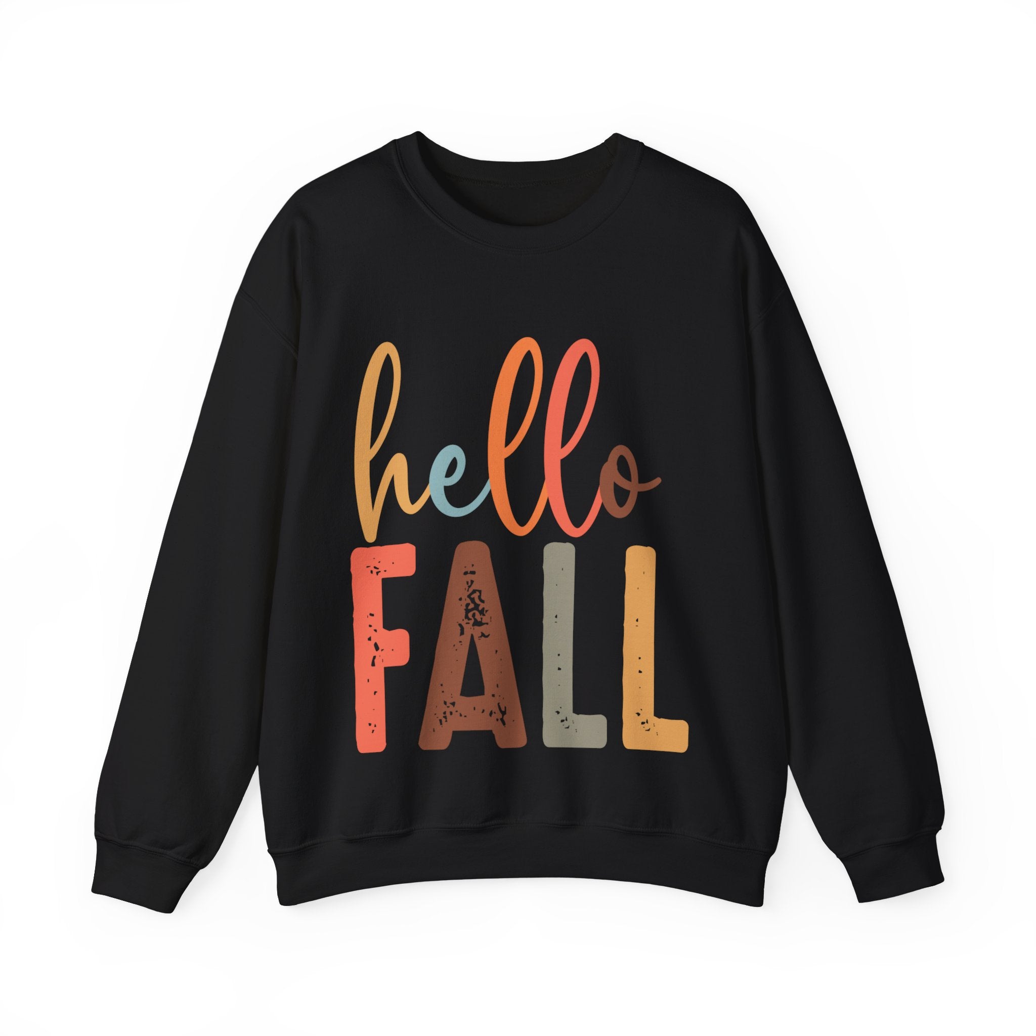 Hello Fall, Hellow Fall Sweatshirt,  Unisex Heavy Blend™ Crewneck Sweatshirt