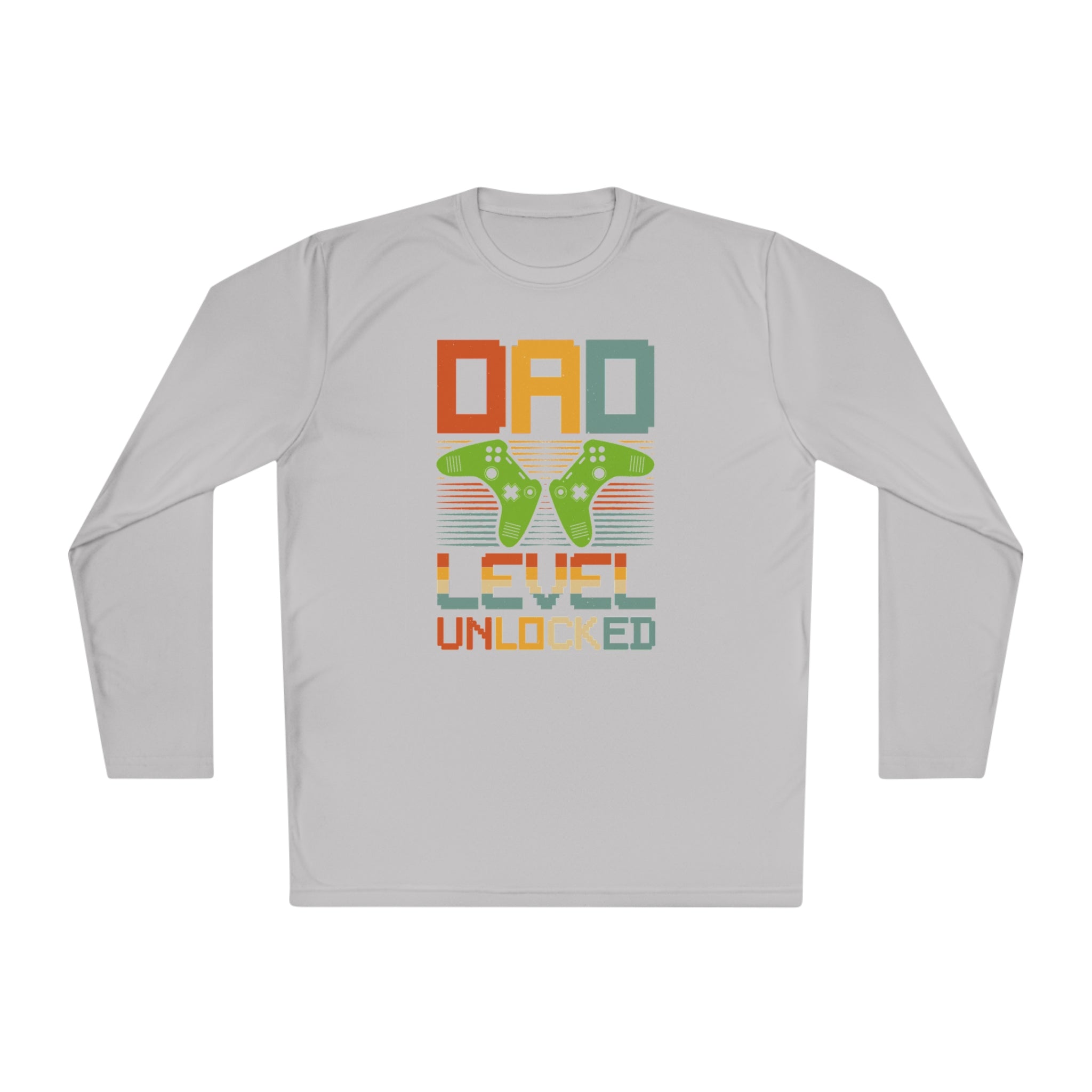 Dad Level Unlocked, Gaming Dad Tee, Gamer Dad, Dad Tee, Fathers Day Gift, Dad Level Unlocked T Shirt, New Dad Gift For Gamer Daddy, Funny First Time Dad Shirt, Unisex Lightweight Long Sleeve Tee