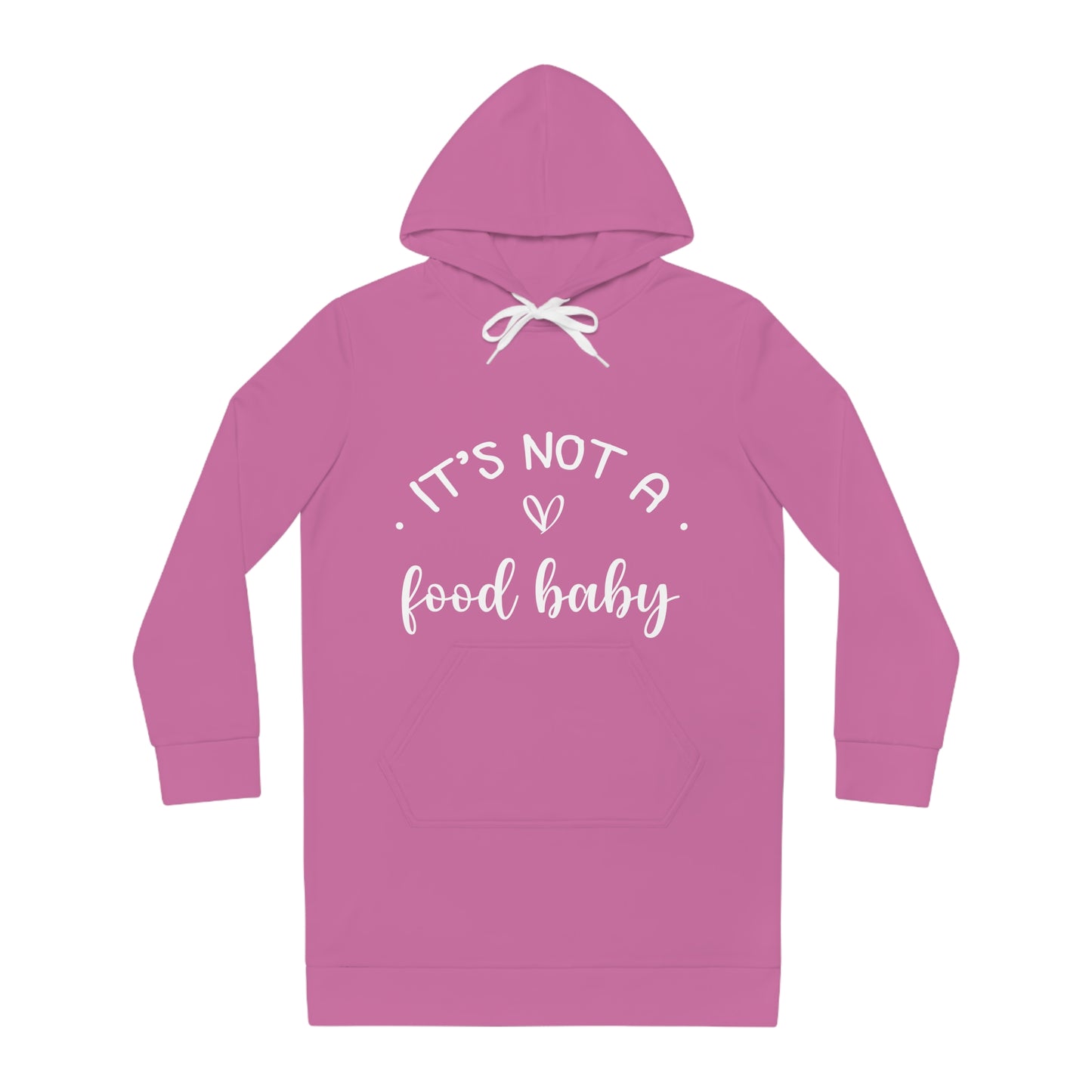 It's Not a Food Baby Women's Hoodie Dress (AOP)