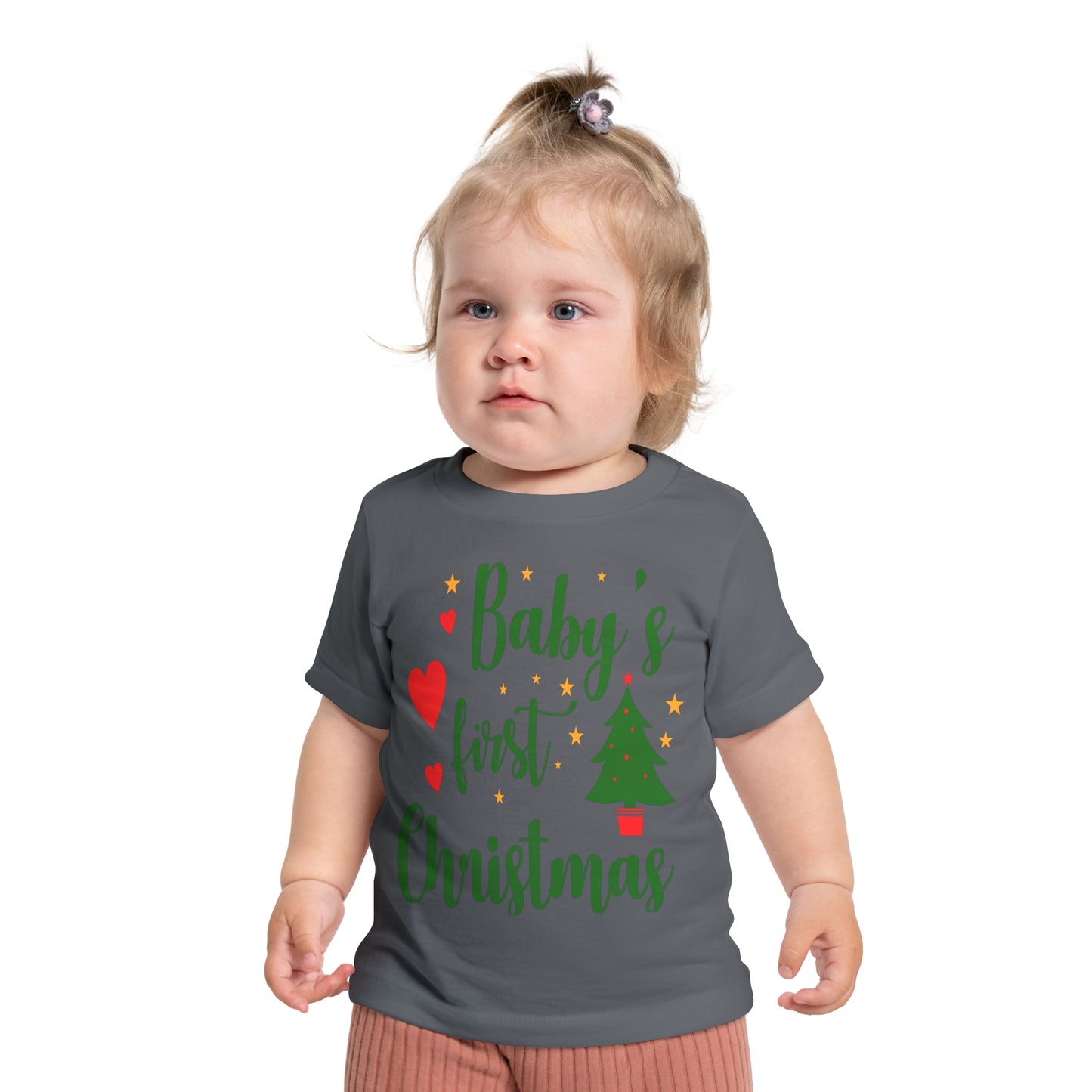 Baby's First Christmas Baby Short Sleeve T-Shirt