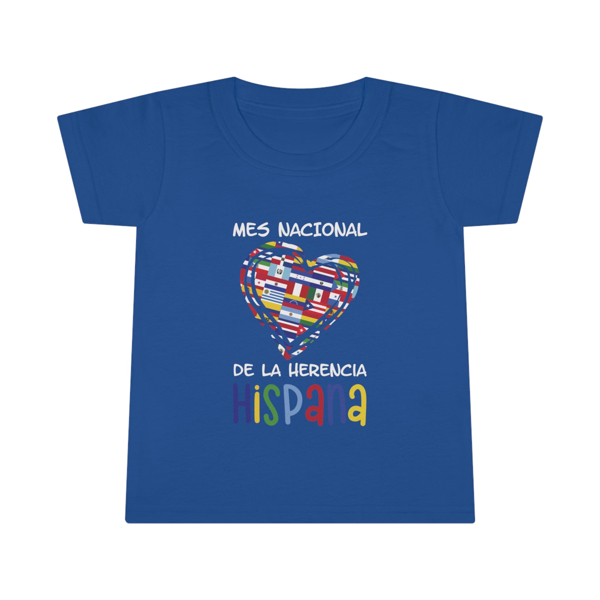 Mes Nacional Heart - Hispanic Heritage Month Toddler T-shirt