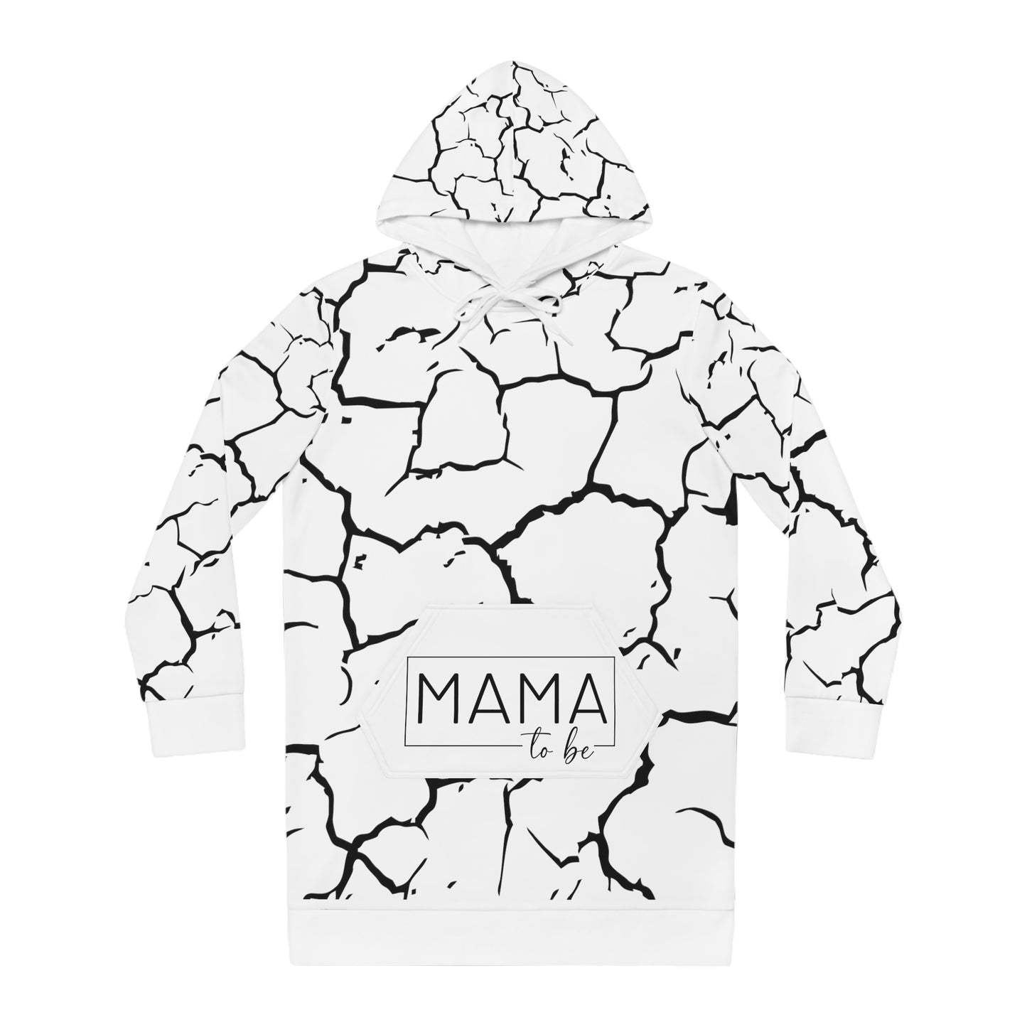 Mama To Be Women's Hoodie Dress (AOP)