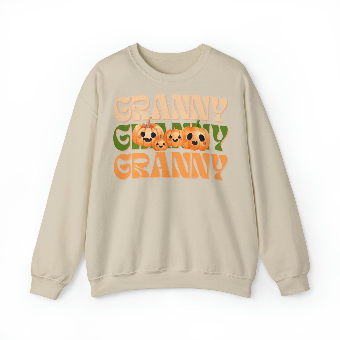 Granny Pumpkin Unisex Heavy Blend™ Crewneck Sweatshirt