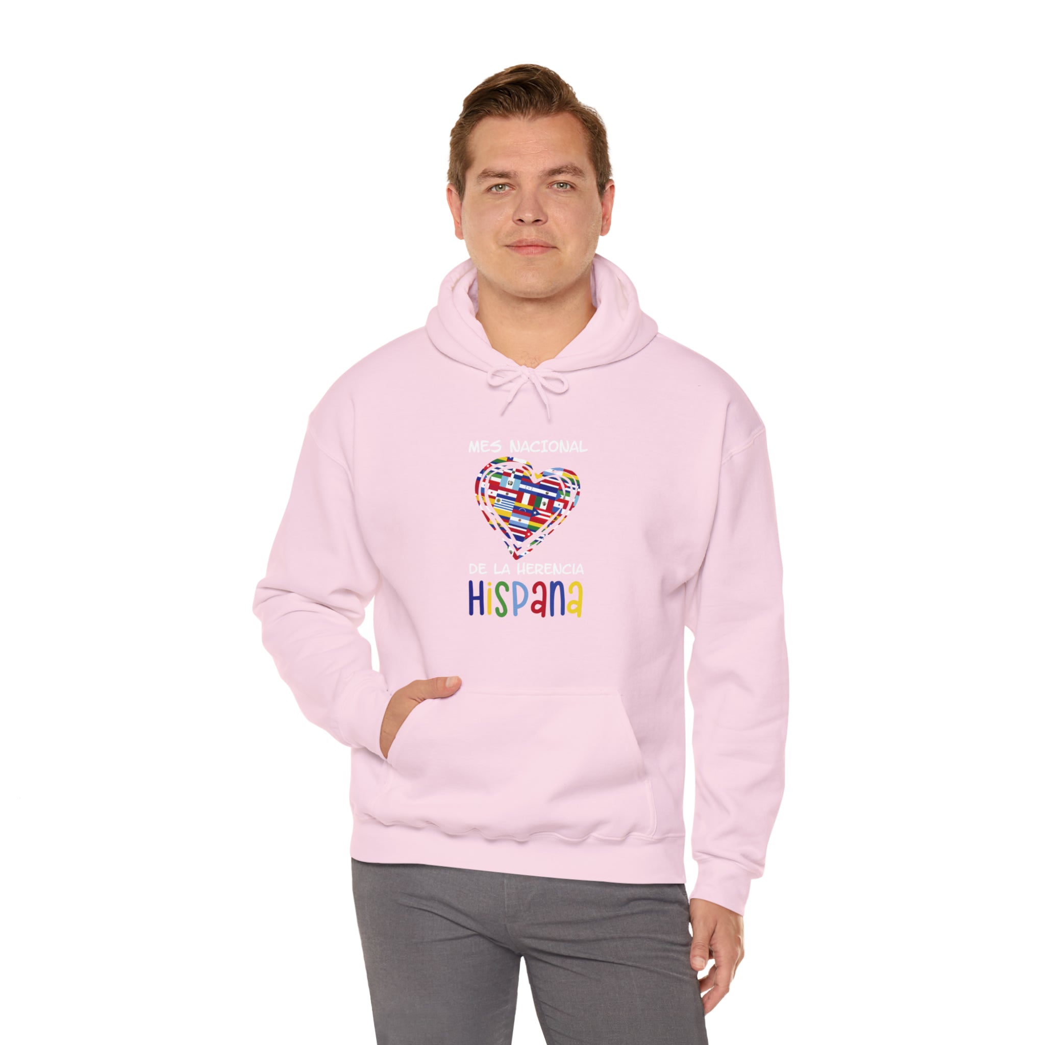 Mes Nacional Heart - Hispanic Heritage Month Unisex Hoodie