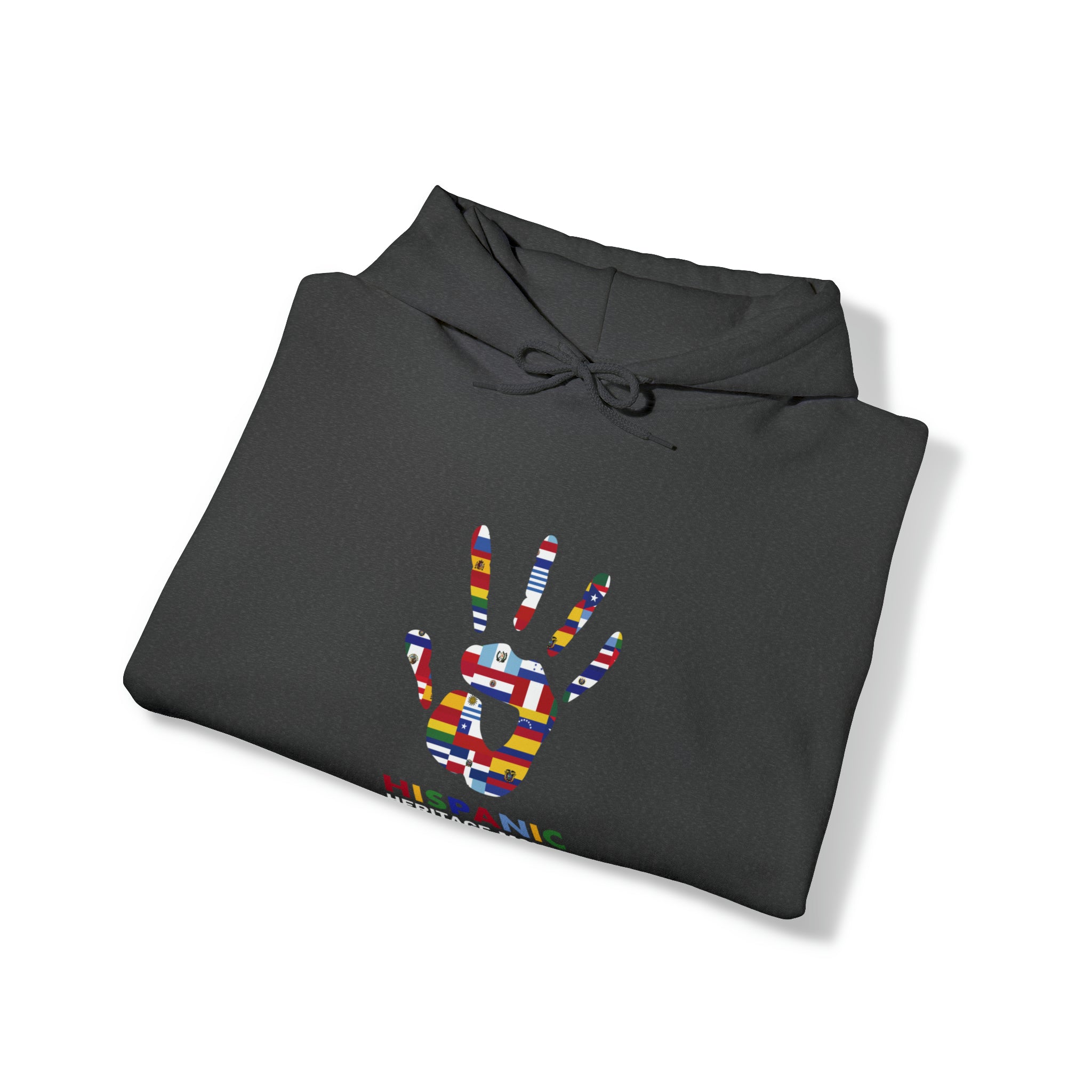 Flag Handprint - Hispanic Heritage Month Unisex Hoodie