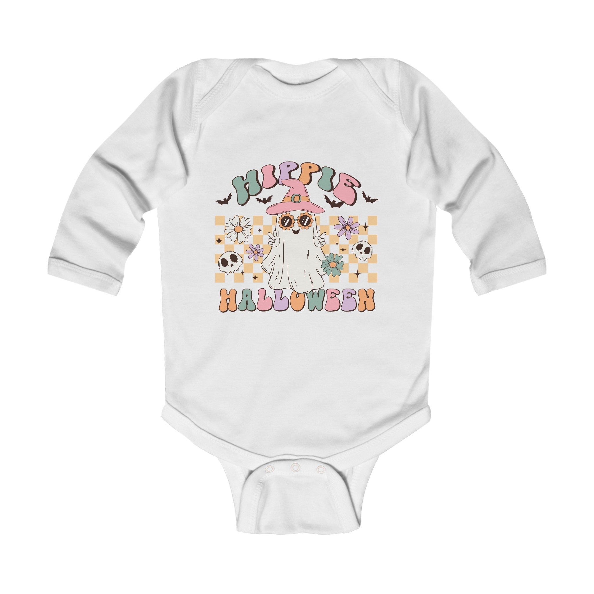 Hippie Halloween Infant Long Sleeve Bodysuit