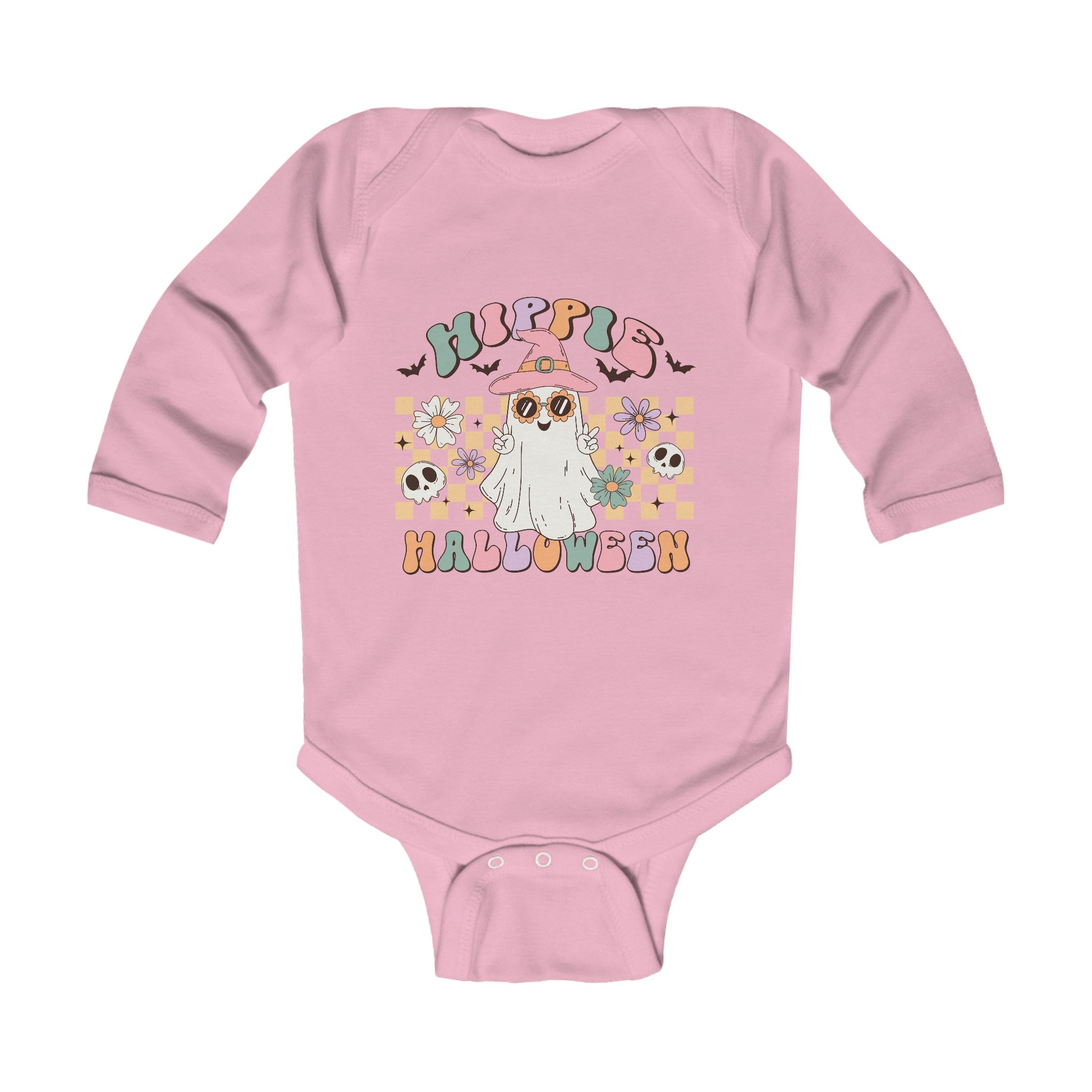 Hippie Halloween Infant Long Sleeve Bodysuit