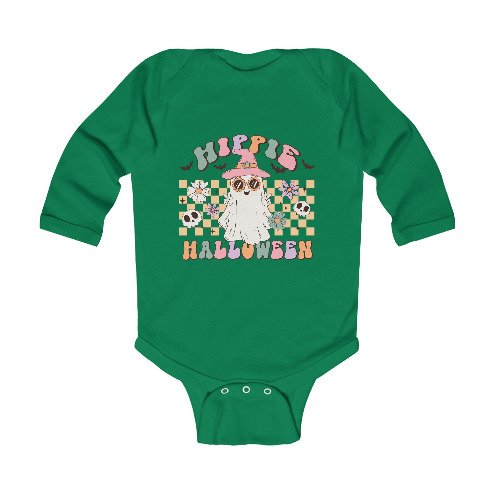 Hippie Halloween Infant Long Sleeve Bodysuit