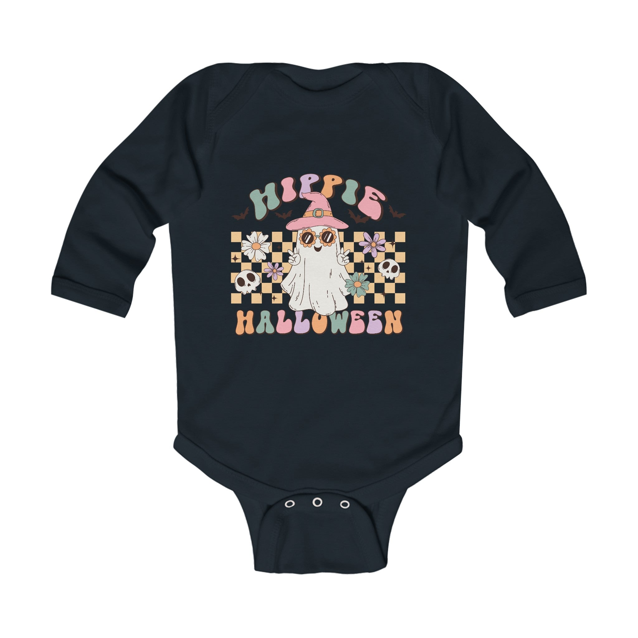 Hippie Halloween Infant Long Sleeve Bodysuit