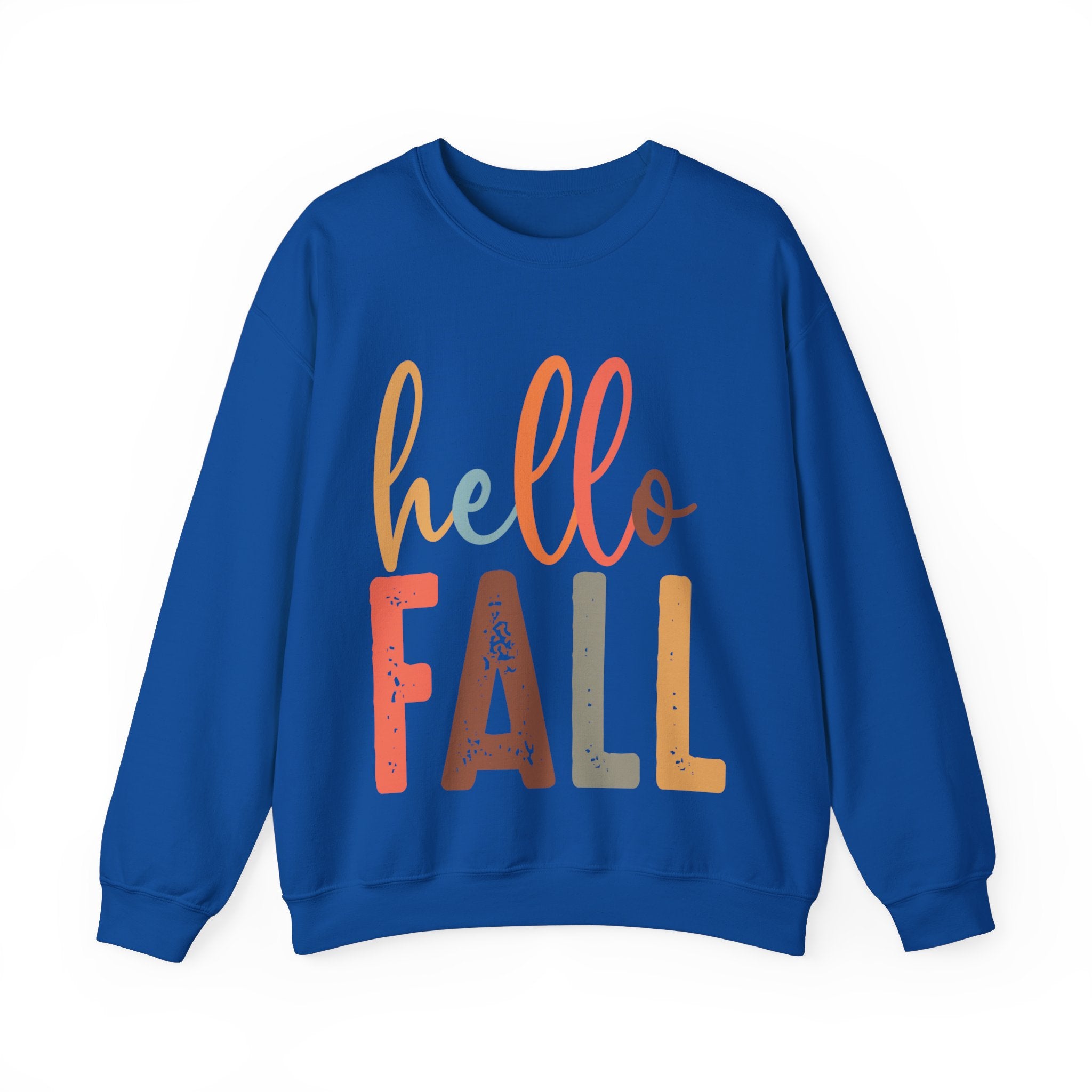 Hello Fall, Hellow Fall Sweatshirt,  Unisex Heavy Blend™ Crewneck Sweatshirt