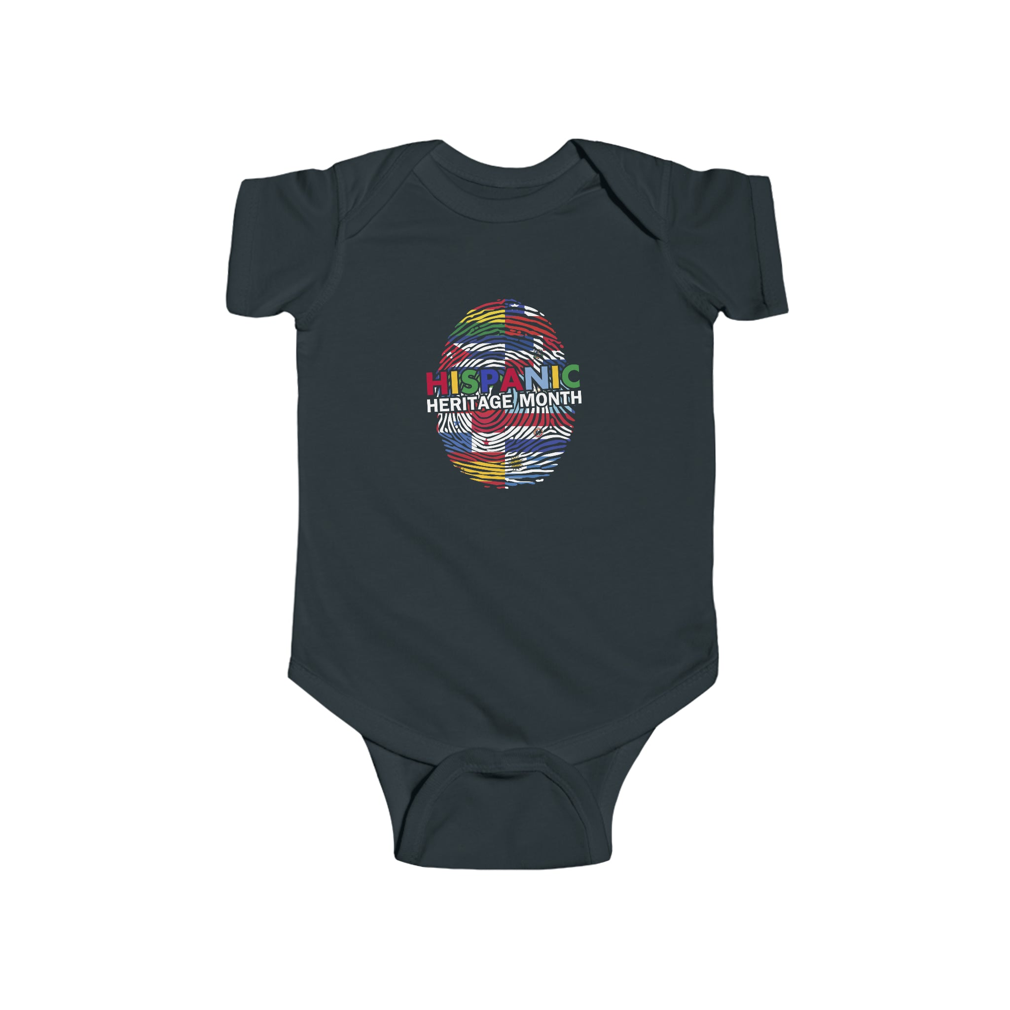 Flag Fingerprint - Hispanic Heritage Month Infant  Bodysuit