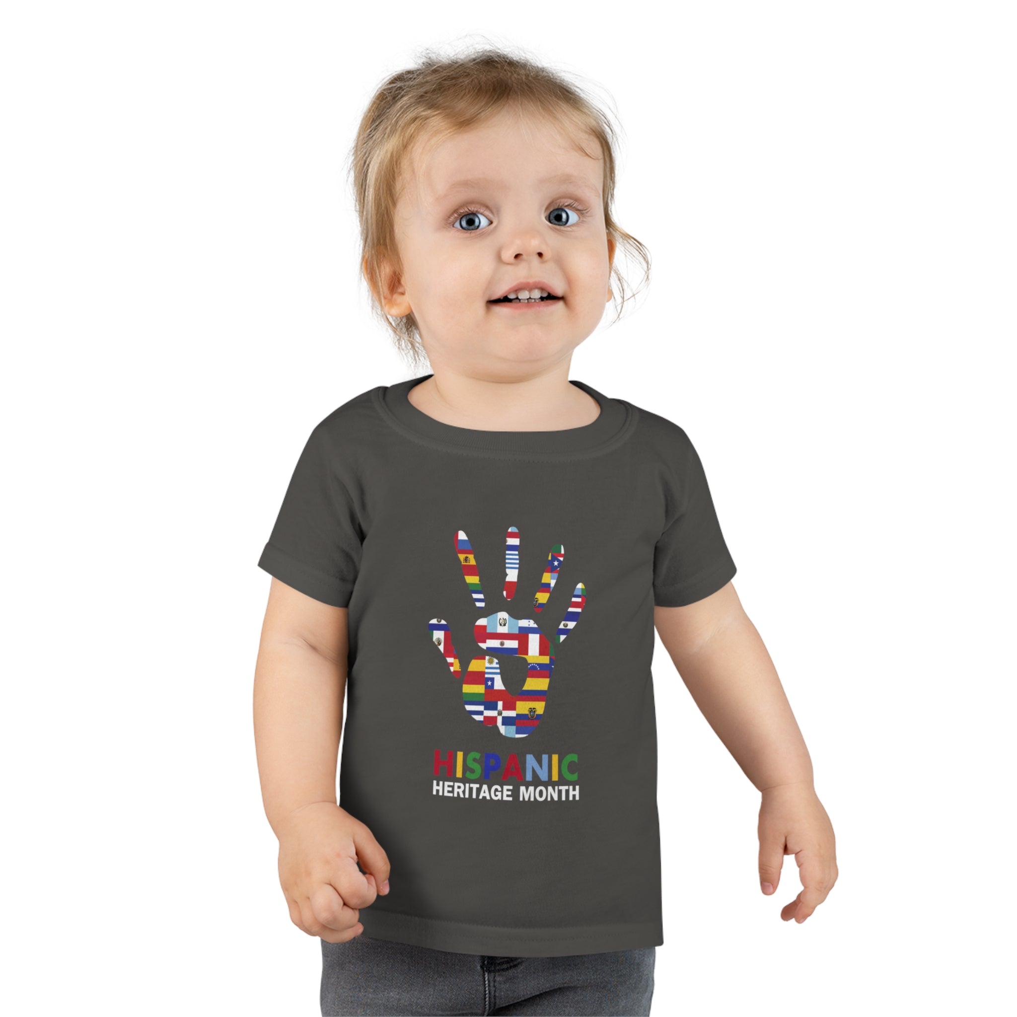 Flag Handprint - Hispanic Heritage Month Toddler T-shirt