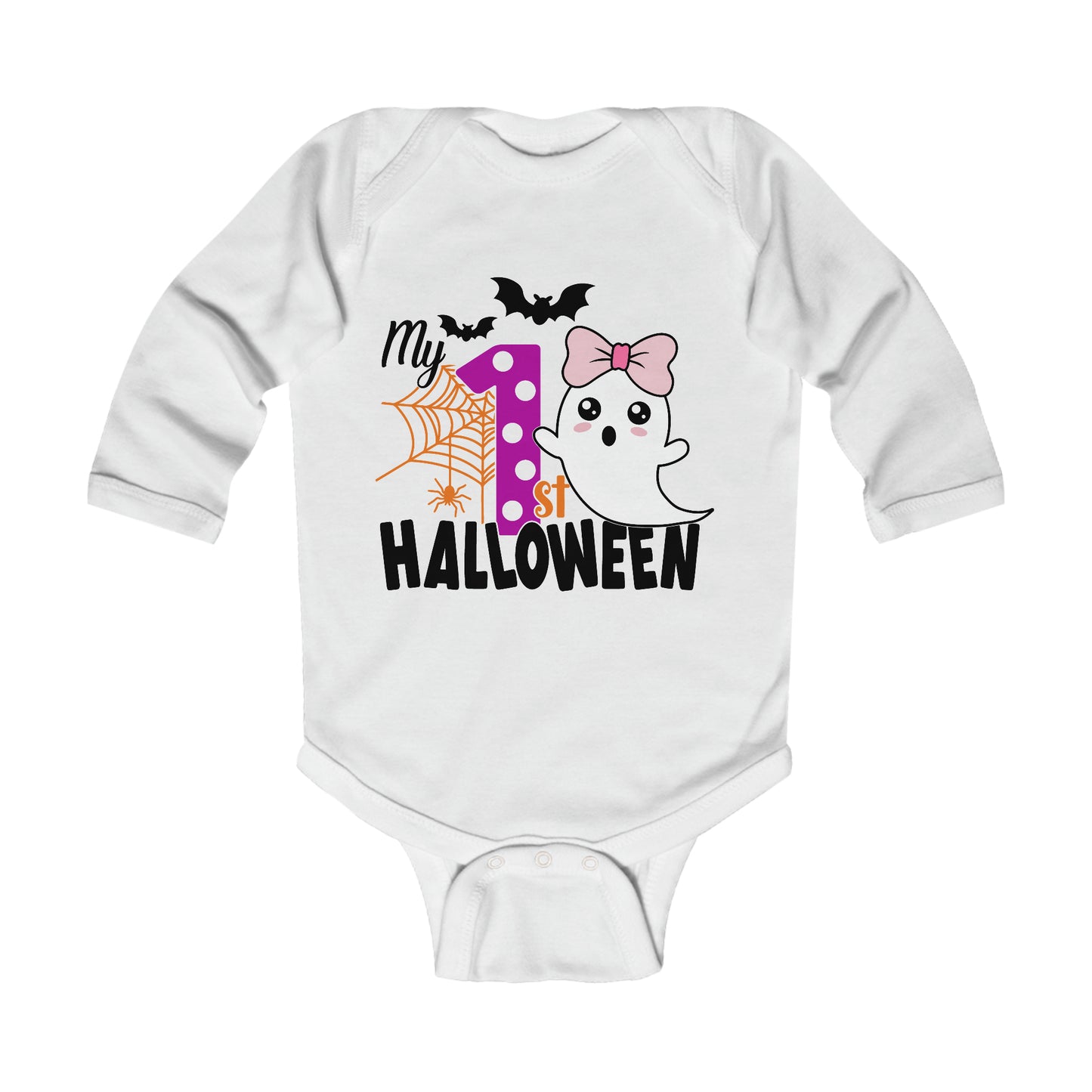 My First Halloween Infant Long Sleeve Bodysuit