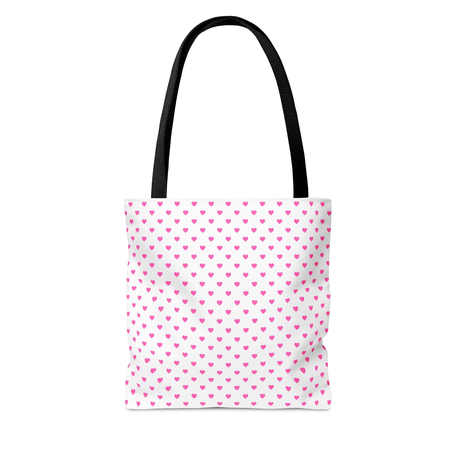 Pink Hearts Breast Cancer Awareness Tote Bag