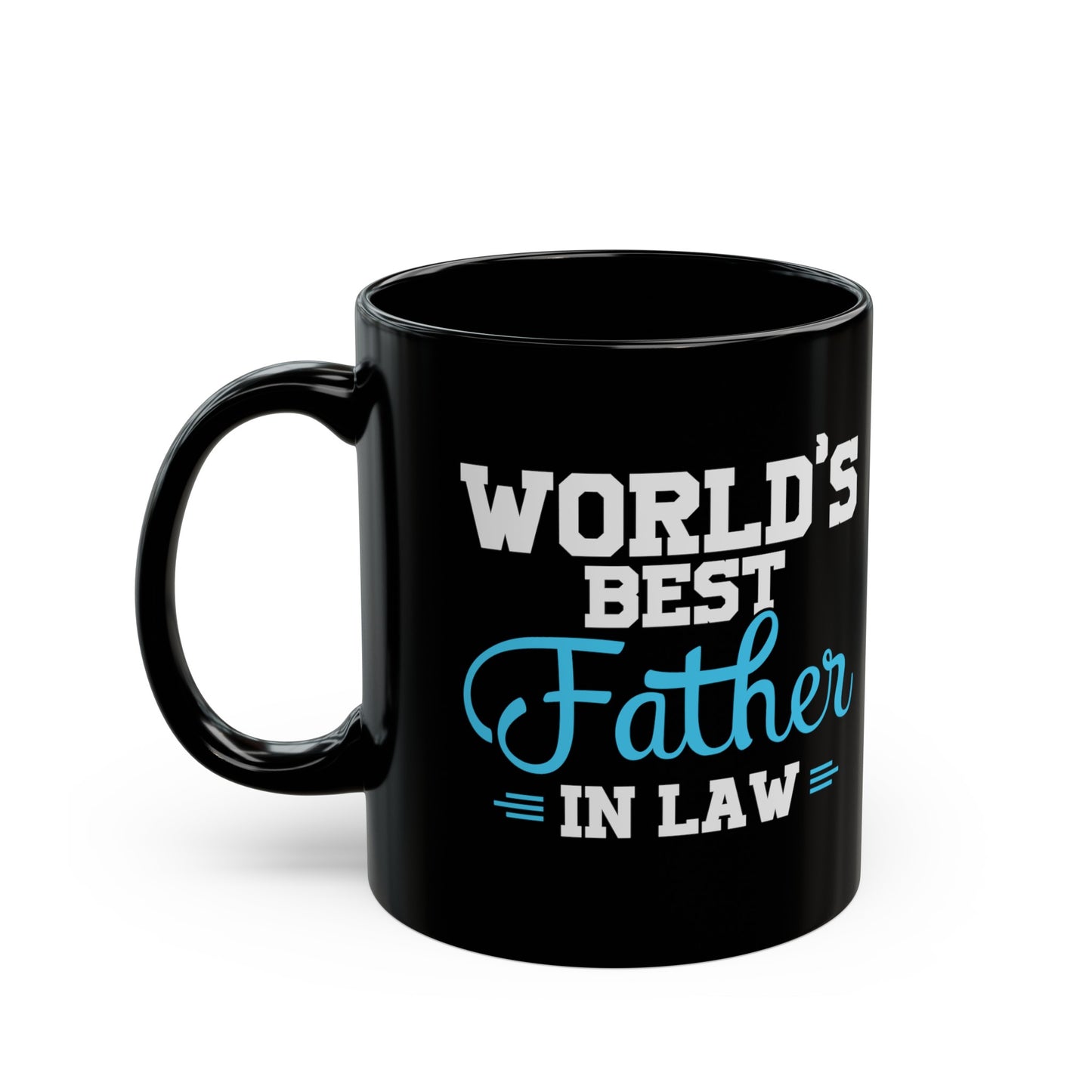 World's Best Father-In-Law 11oz Black Mug