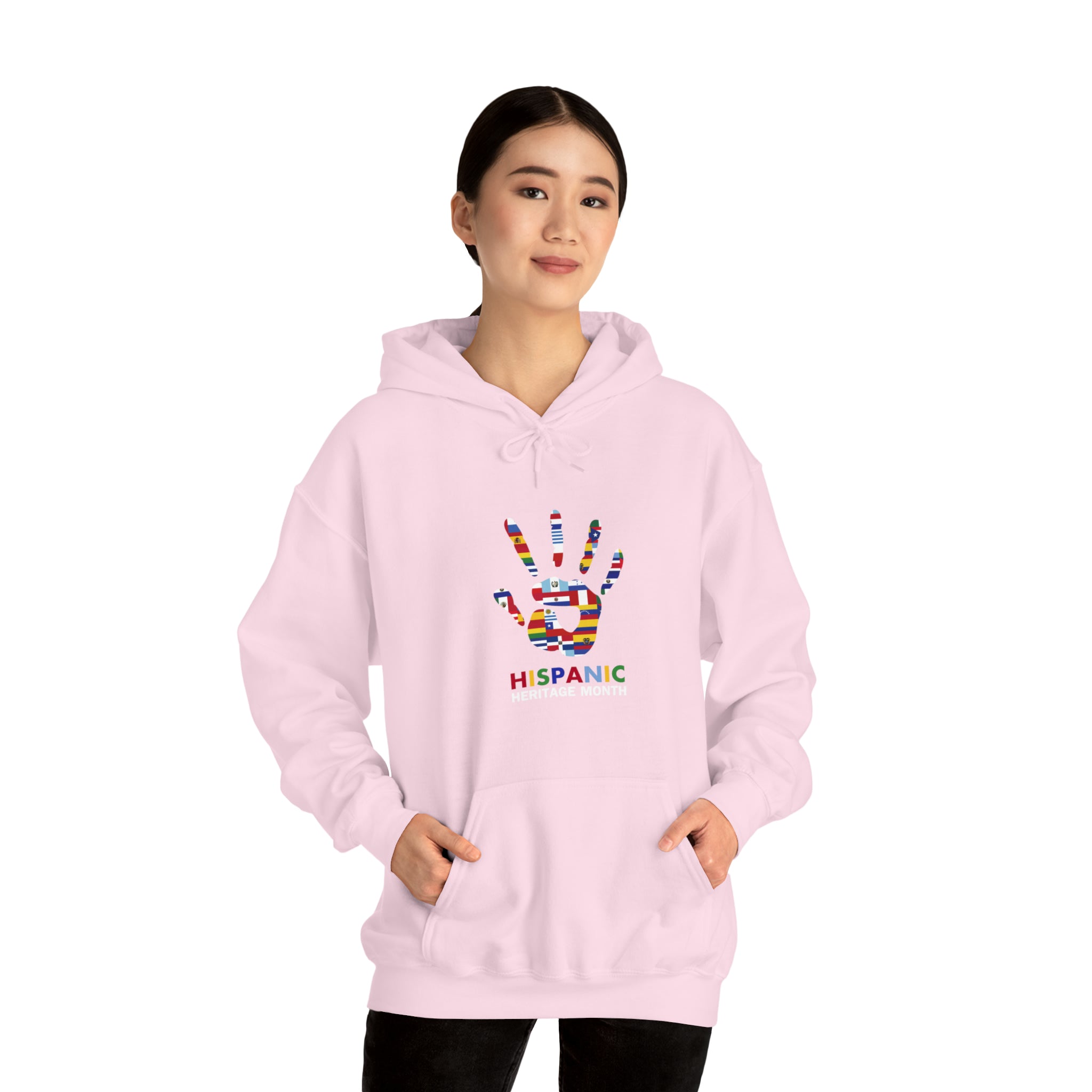 Flag Handprint - Hispanic Heritage Month Unisex Hoodie