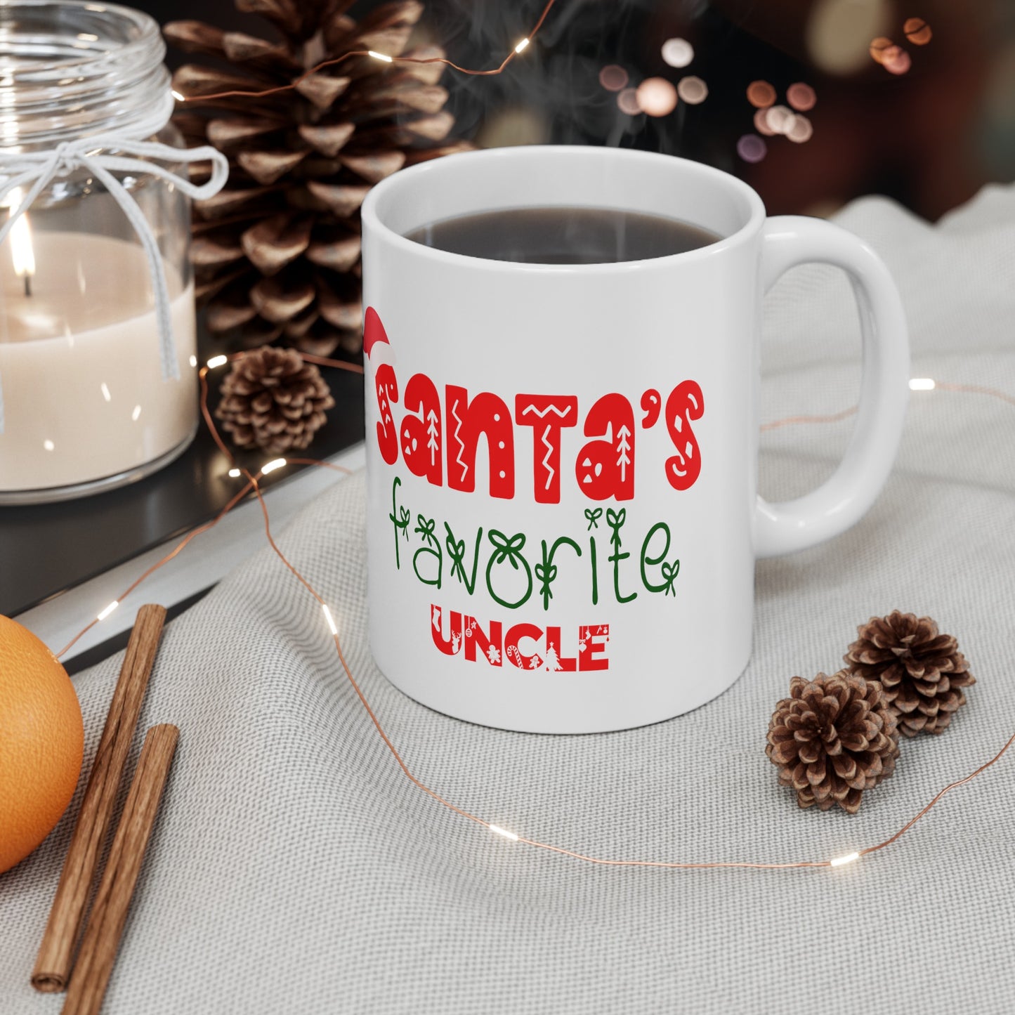 Santa's Favorite Uncle Ceramic Mug 11oz