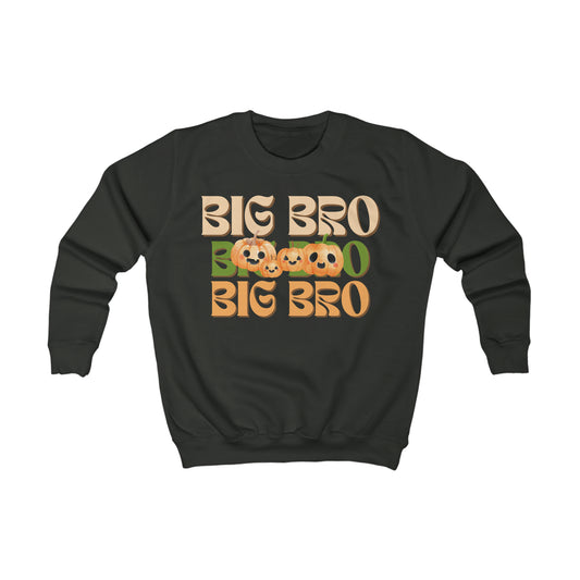 Big Bro Pumpkin Kids Sweatshirt