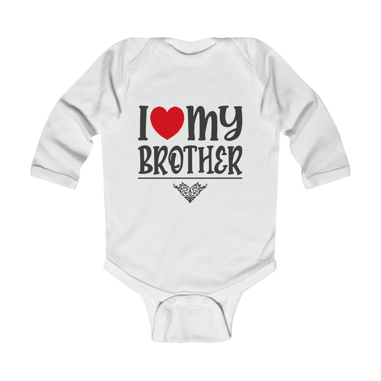 I Love My Brother Infant Long Sleeve Bodysuit