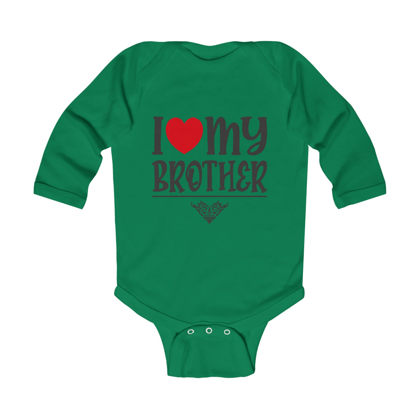 I Love My Brother Infant Long Sleeve Bodysuit