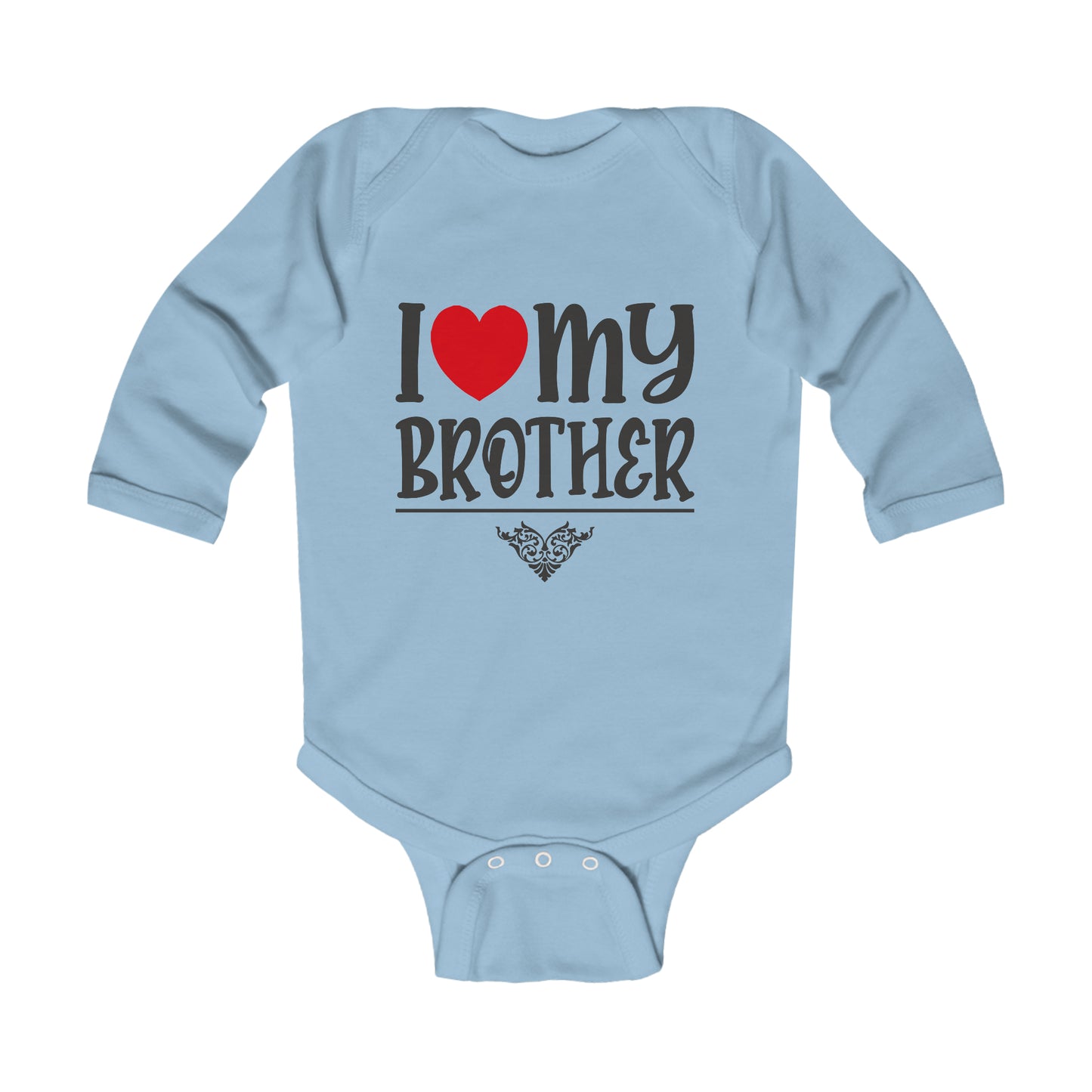 I Love My Brother Infant Long Sleeve Bodysuit