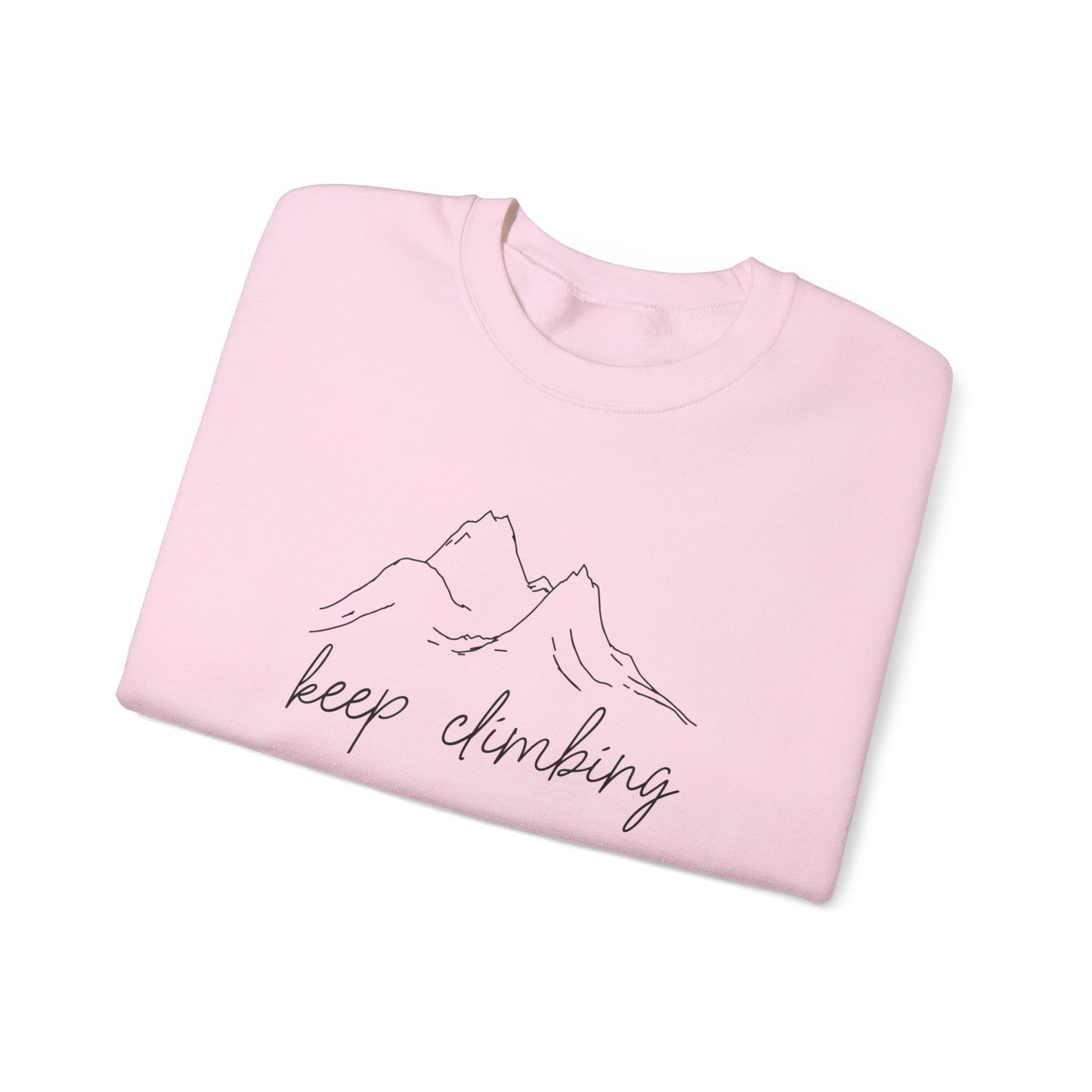 Keep Climbing, Do Hard Things, Unisex Heavy Blend™ Crewneck Sweatshirt