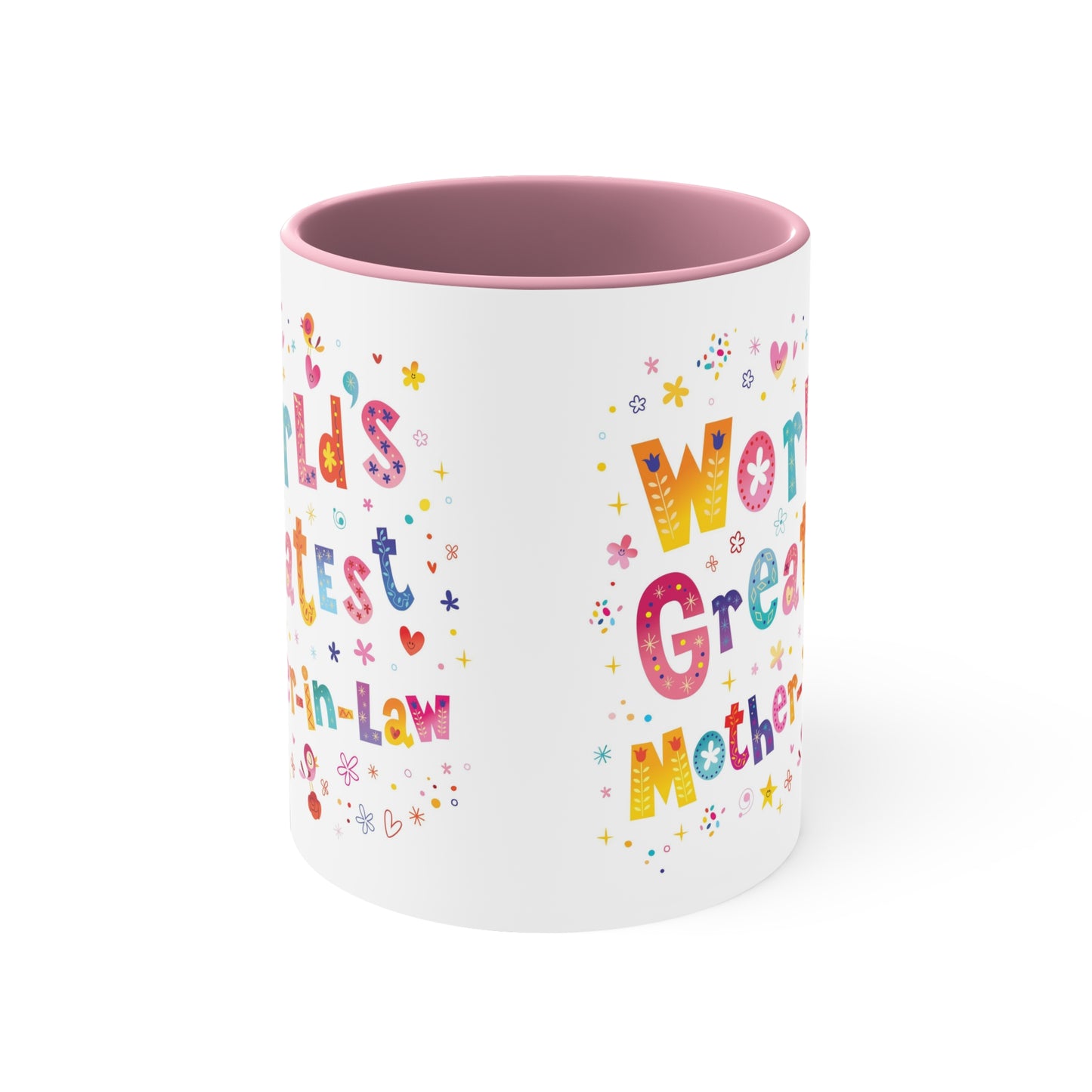 World's Greatest Mother-In-Law Accent Coffee Mug, 11oz