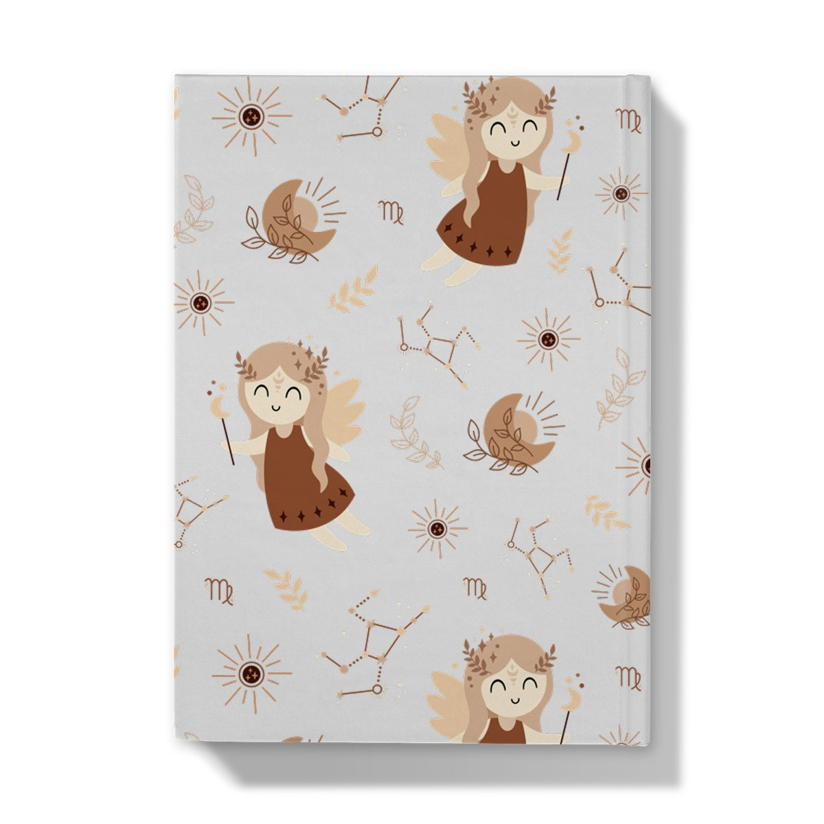 Virgo Pattern Hardback Journal