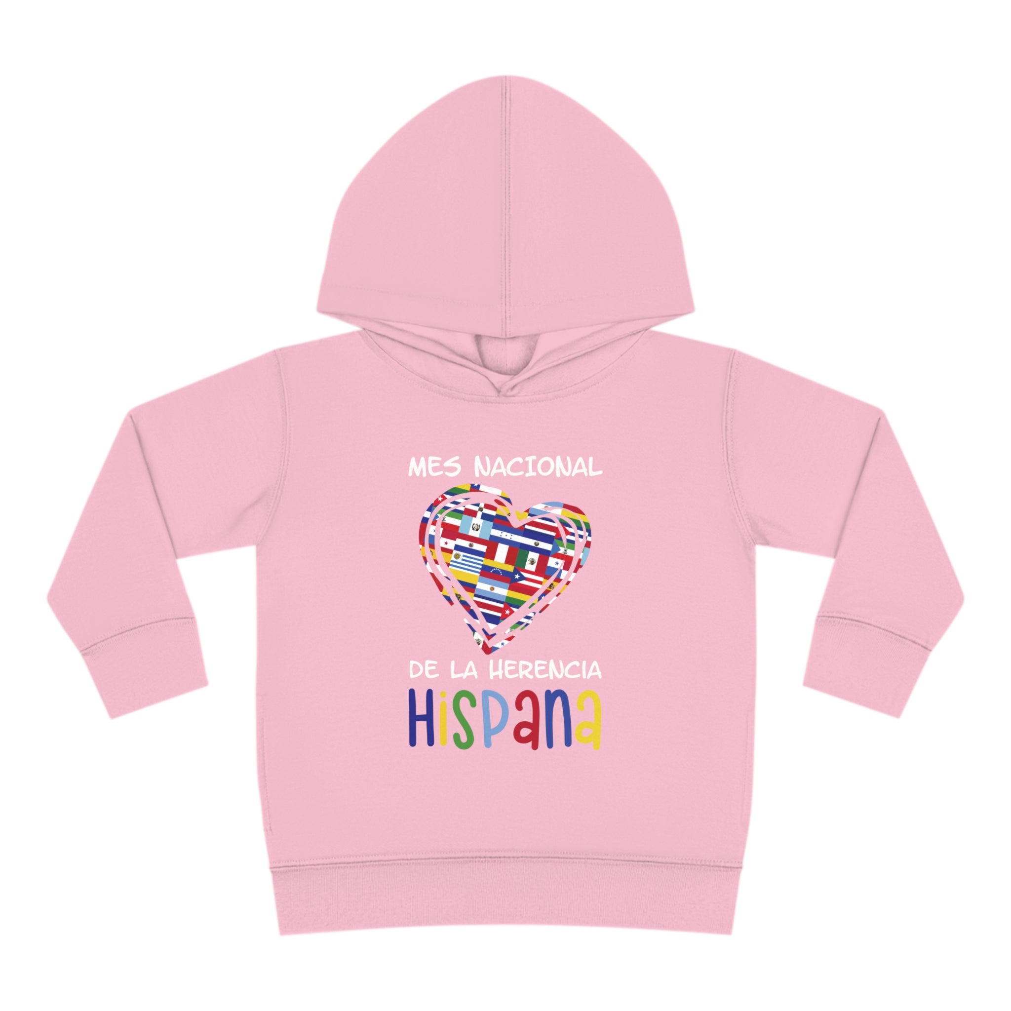 Mes Nacional Heart - Hispanic Heritage Month Toddler Hoodie
