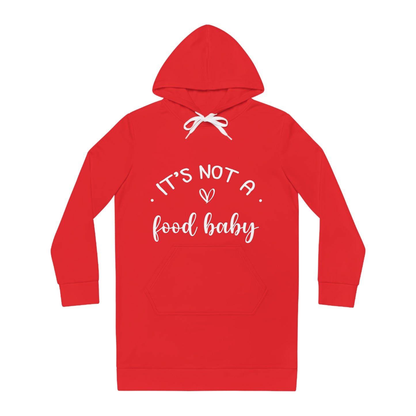 It's Not a Food Baby Women's Hoodie Dress (AOP)