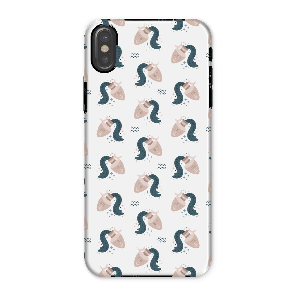 Aquarius Pattern Tough Phone Case