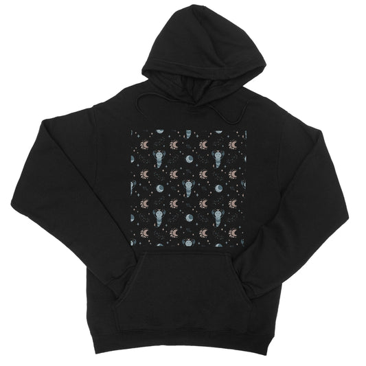 Scorpio Pattern College Hoodie