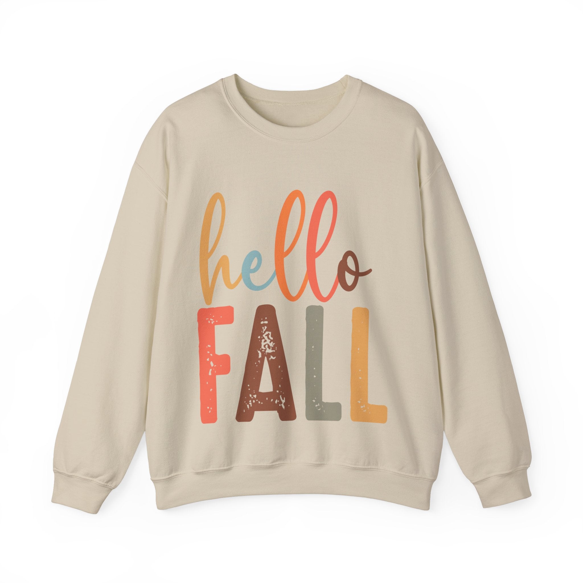 Hello Fall, Hellow Fall Sweatshirt,  Unisex Heavy Blend™ Crewneck Sweatshirt