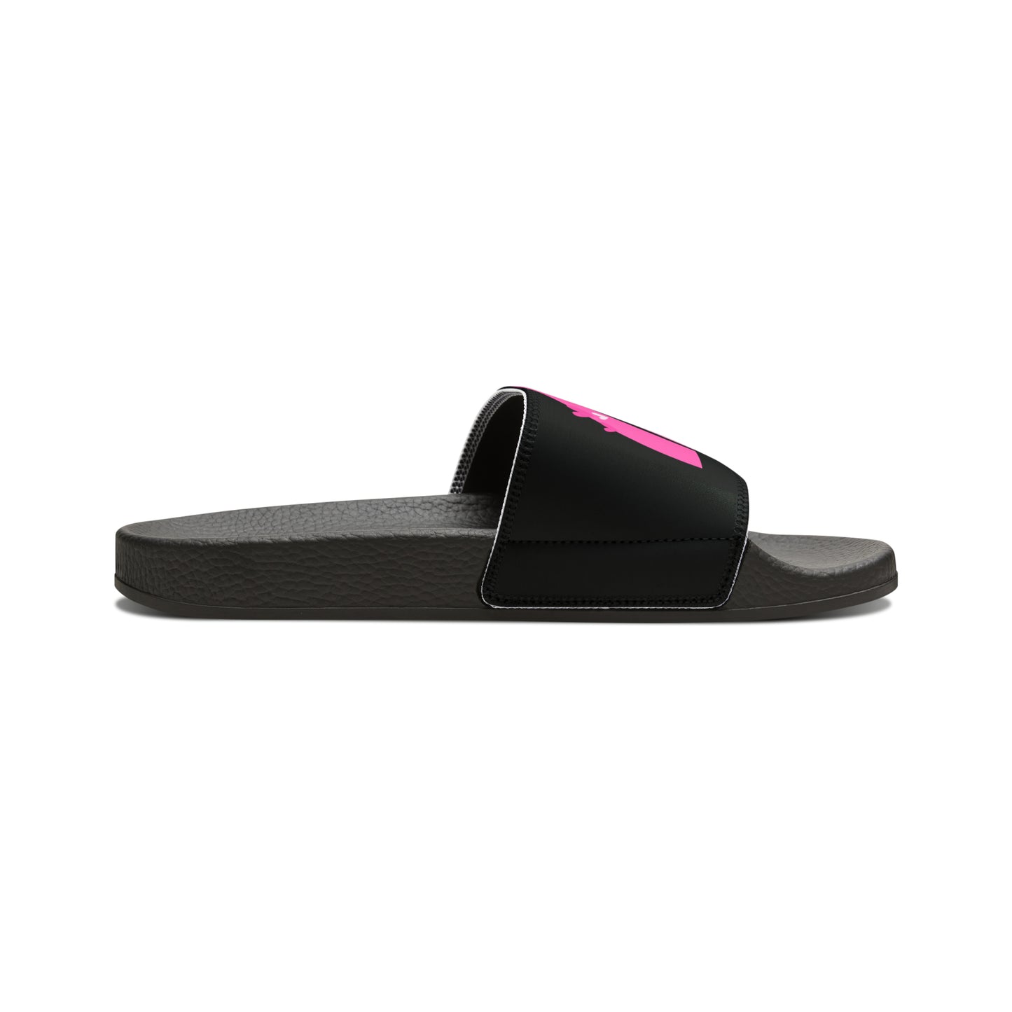 Breast Cancer Women's PU Slide Sandals