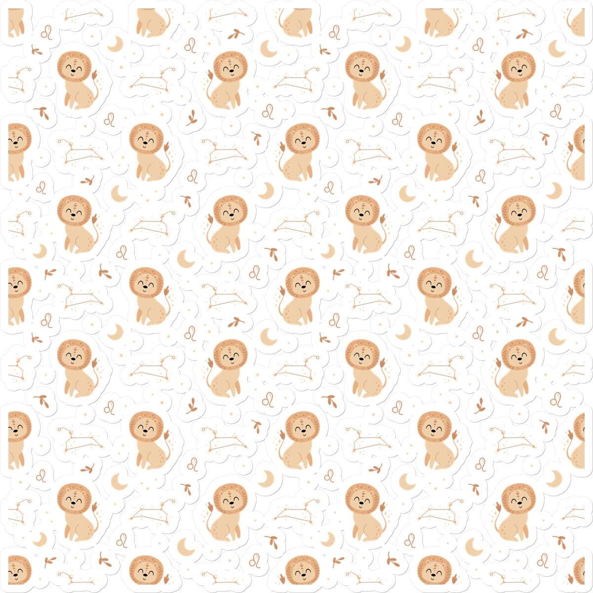 Leo Pattern Sticker