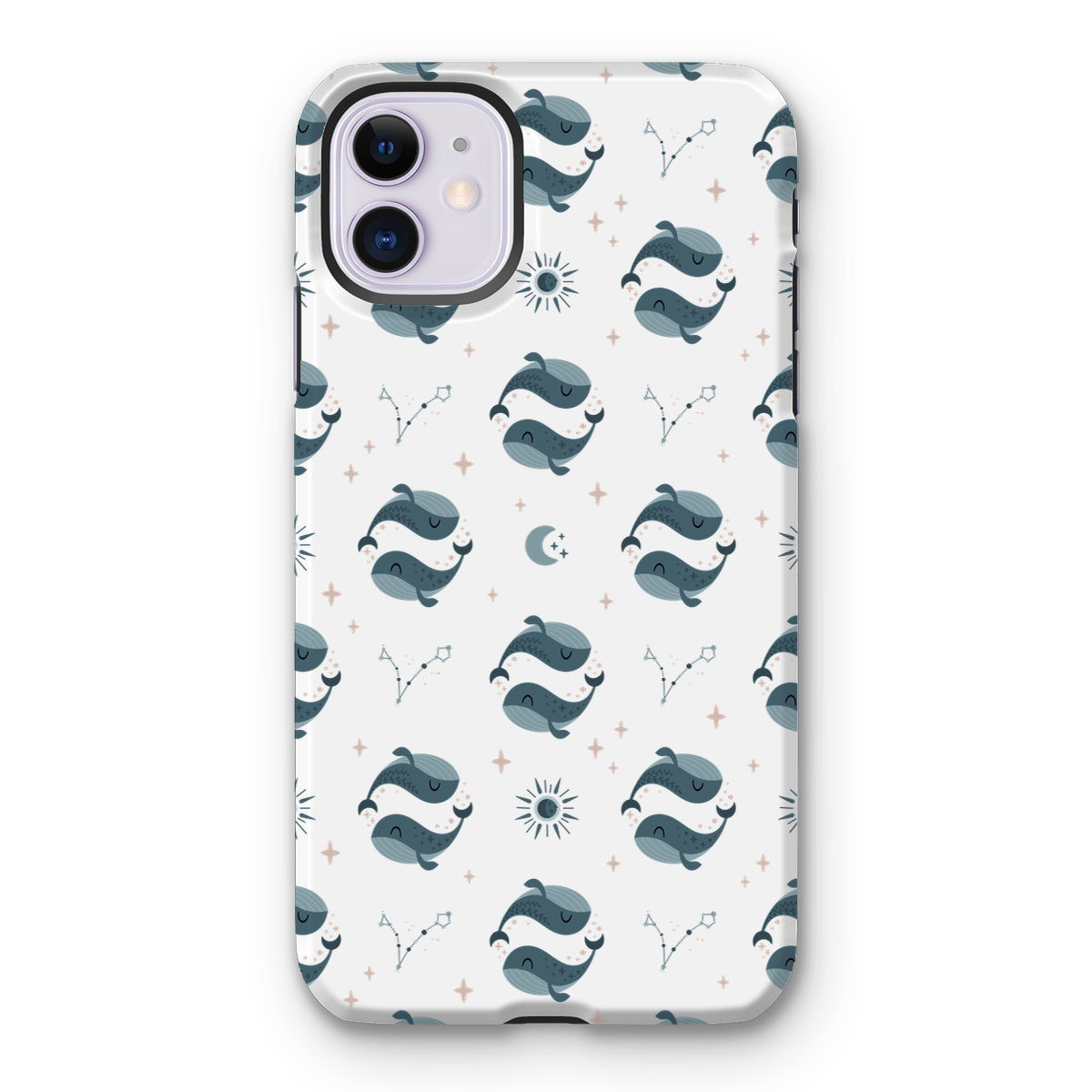 Pisces Pattern Tough Phone Case