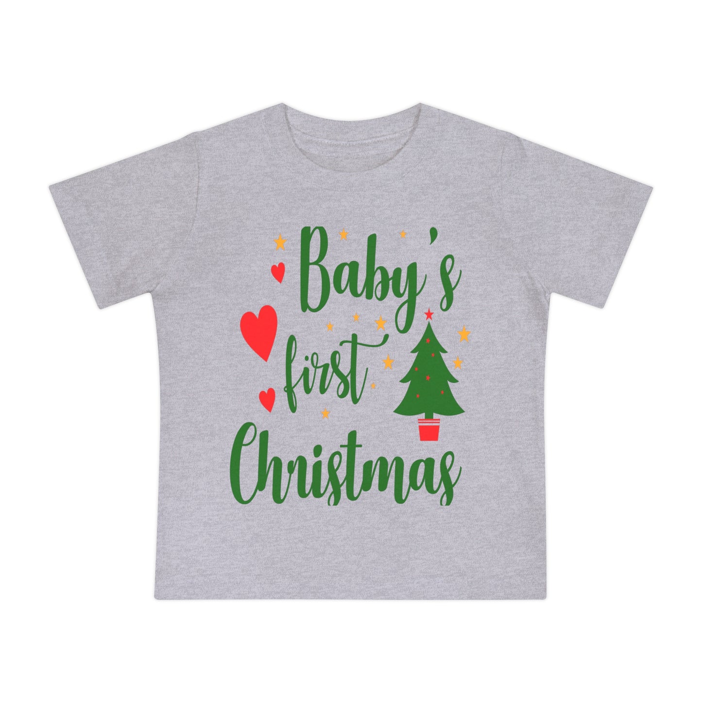 Baby's First Christmas Baby Short Sleeve T-Shirt