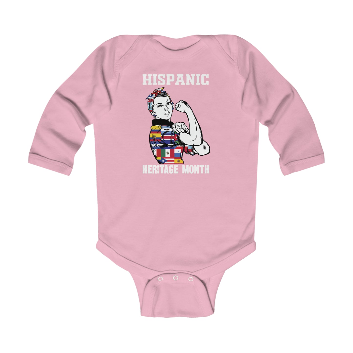 Hispanic Heritage Month Infant Long Sleeve Bodysuit