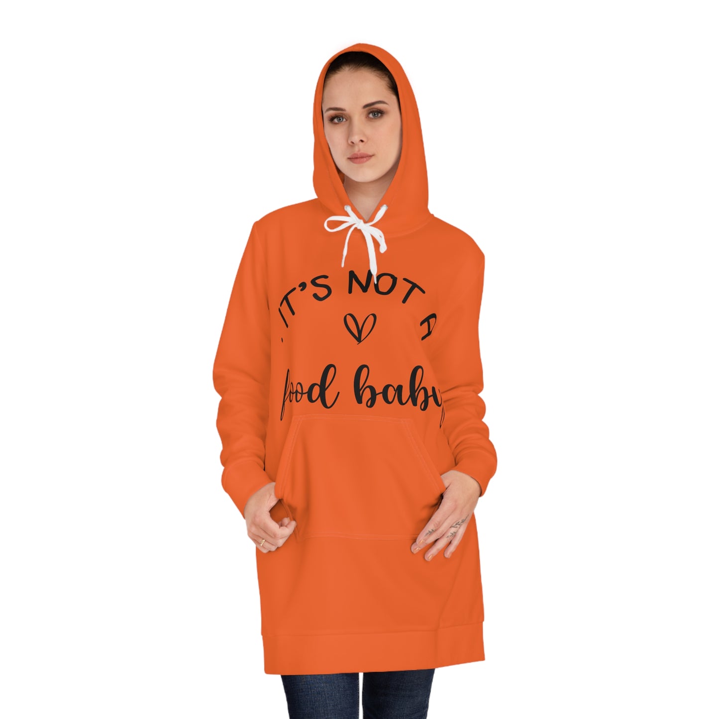 It's Not a Food Baby Women's Hoodie Dress (AOP)