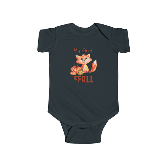 My First Fall Infant Fine Jersey Bodysuit