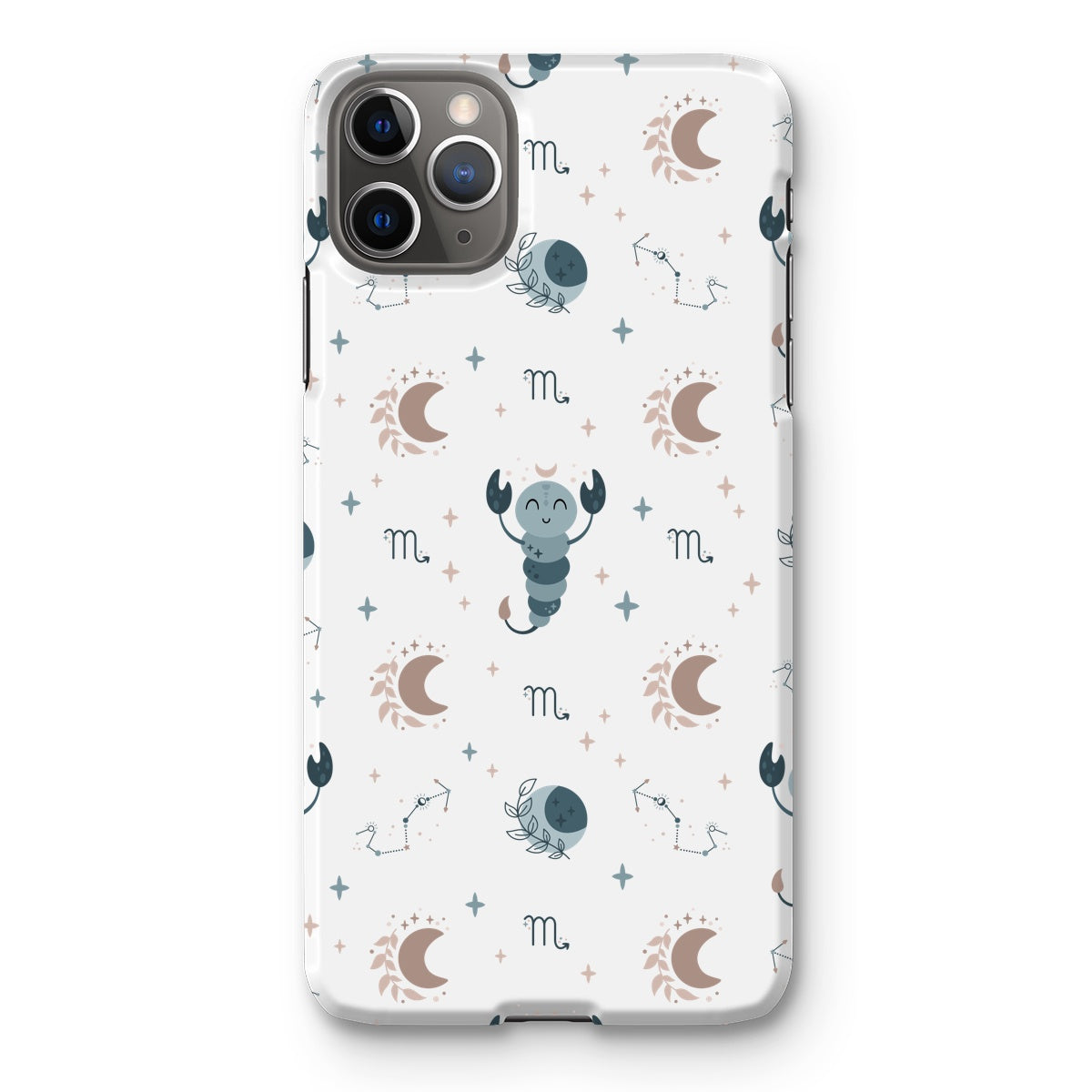 Scorpio Pattern Snap Phone Case