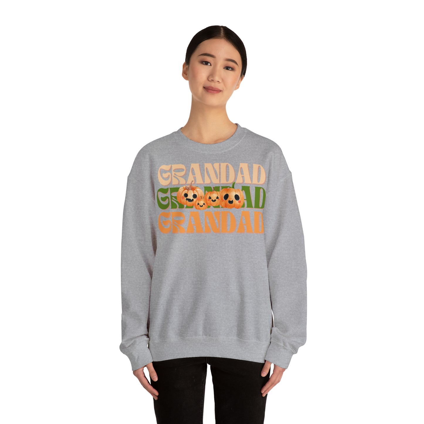 Grandad Pumpkin Unisex Heavy Blend™ Crewneck Sweatshirt