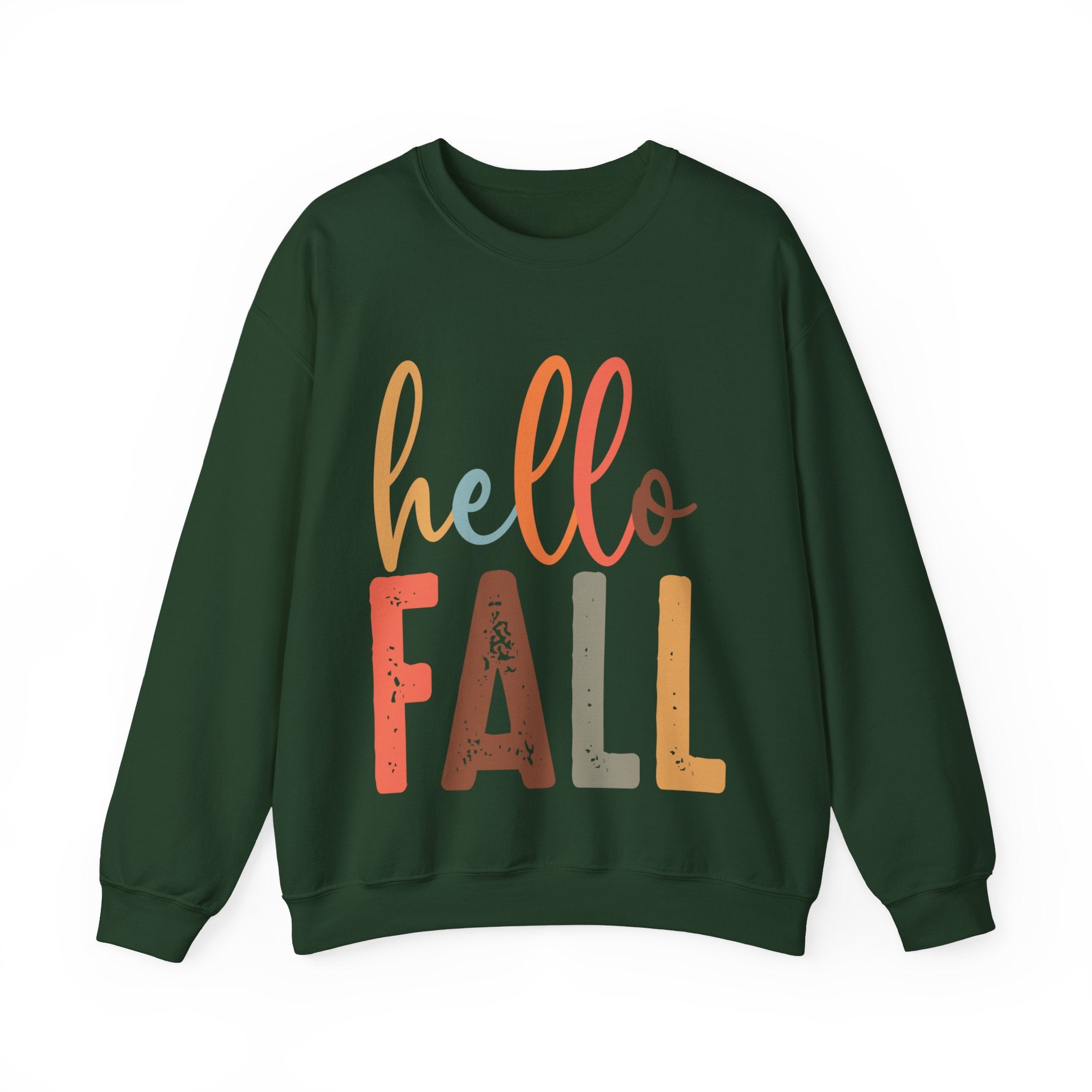 Hello Fall, Hellow Fall Sweatshirt,  Unisex Heavy Blend™ Crewneck Sweatshirt