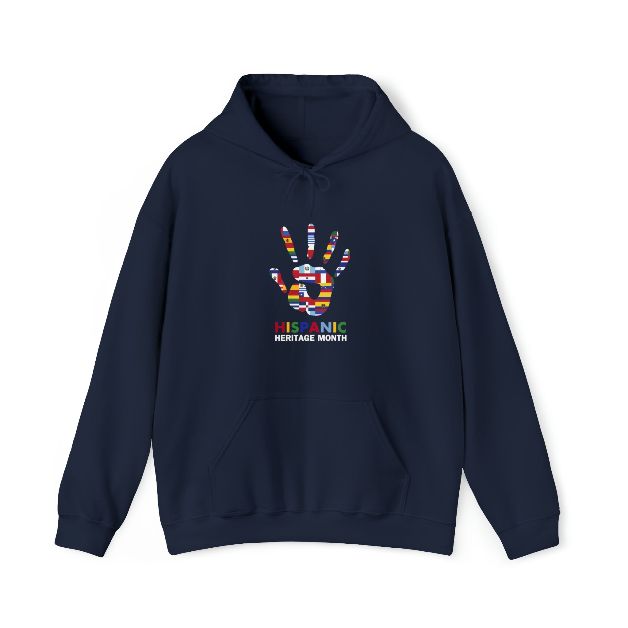 Flag Handprint - Hispanic Heritage Month Unisex Hoodie