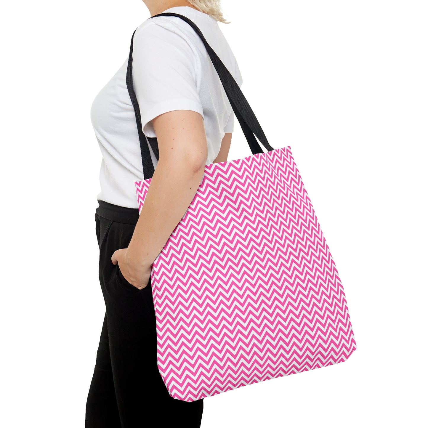 Pink Breast Cancer Awareness Tote Bag